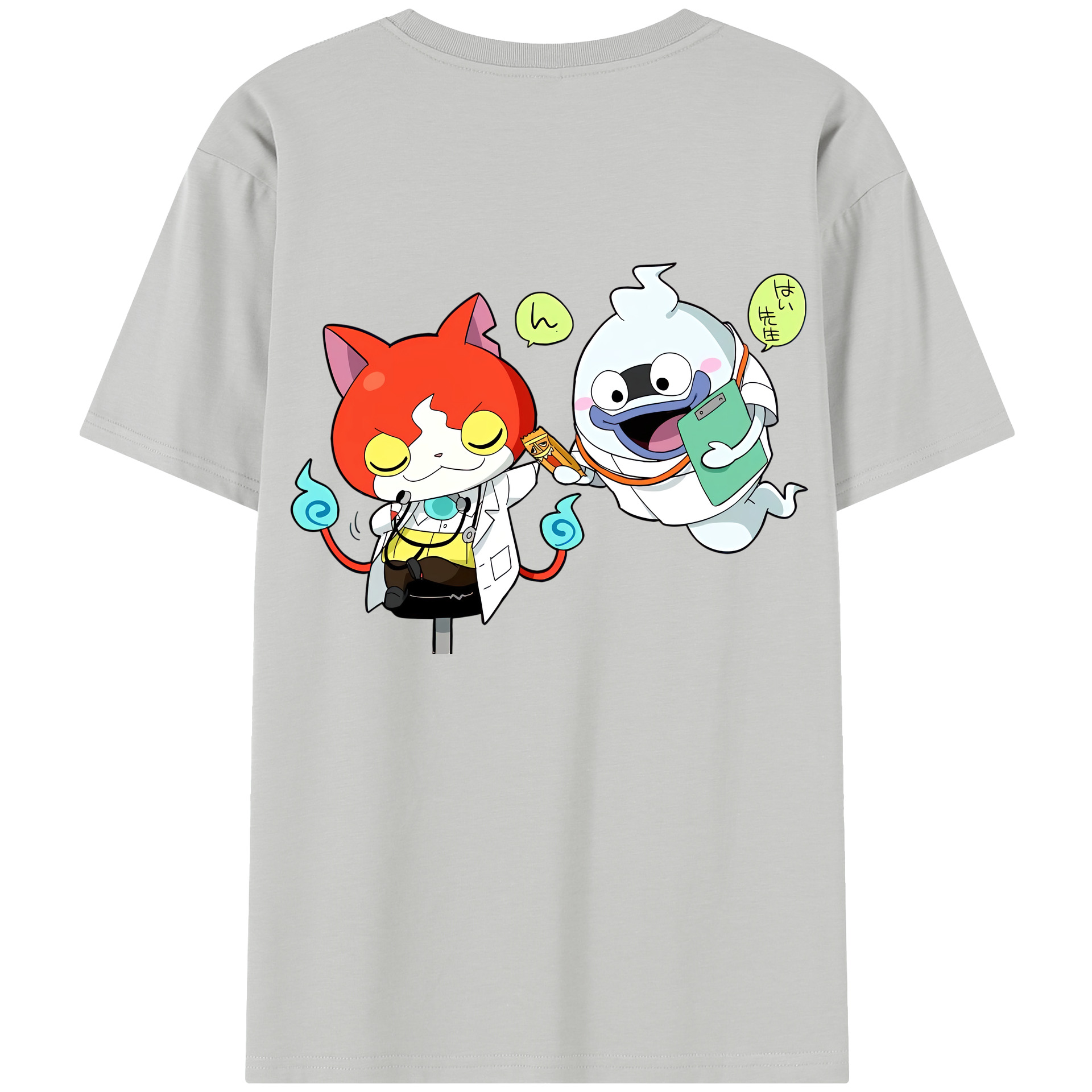（画像用） 妖怪ウォッチ Yo-kai Watch 綿100％半袖Tシャツ（背面プリント）