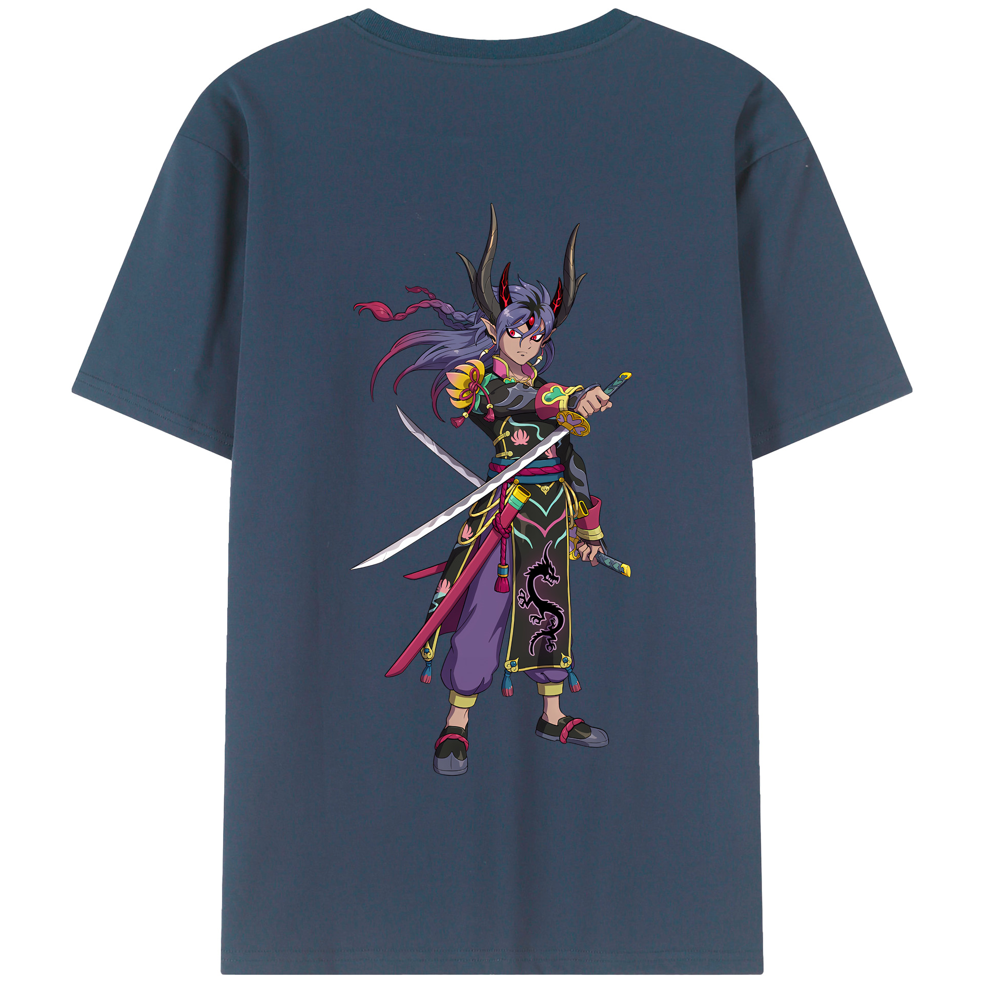（画像用） 妖怪ウォッチ Yo-kai Watch 綿100％半袖Tシャツ（背面プリント）