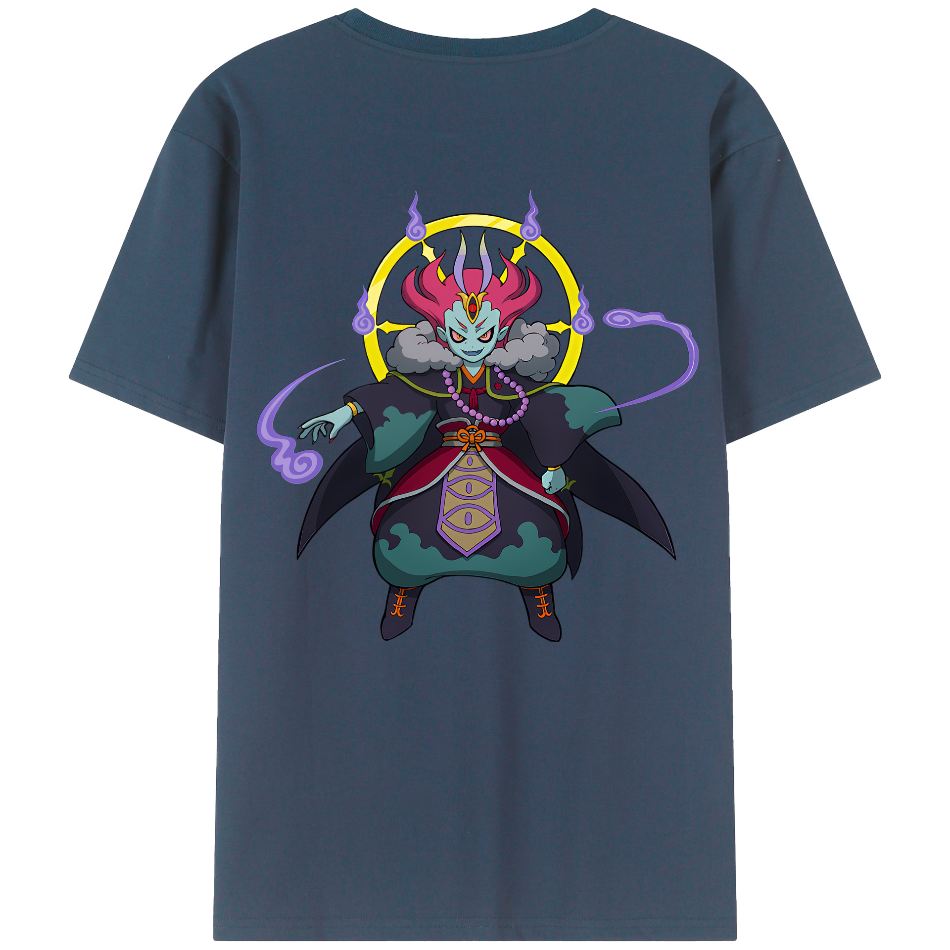 （画像用） 妖怪ウォッチ Yo-kai Watch 綿100％半袖Tシャツ（背面プリント）