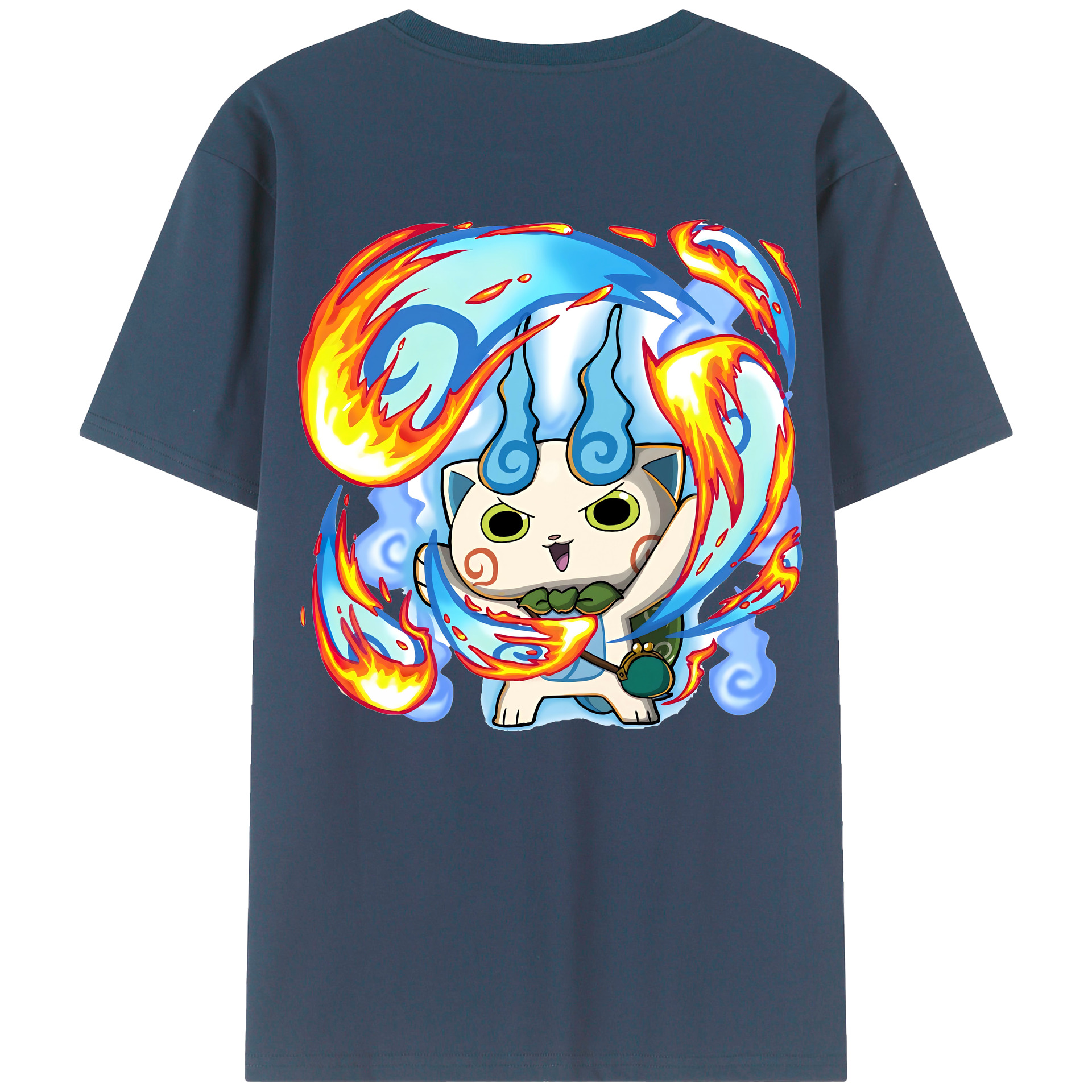 （画像用） 妖怪ウォッチ Yo-kai Watch 綿100％半袖Tシャツ（背面プリント）