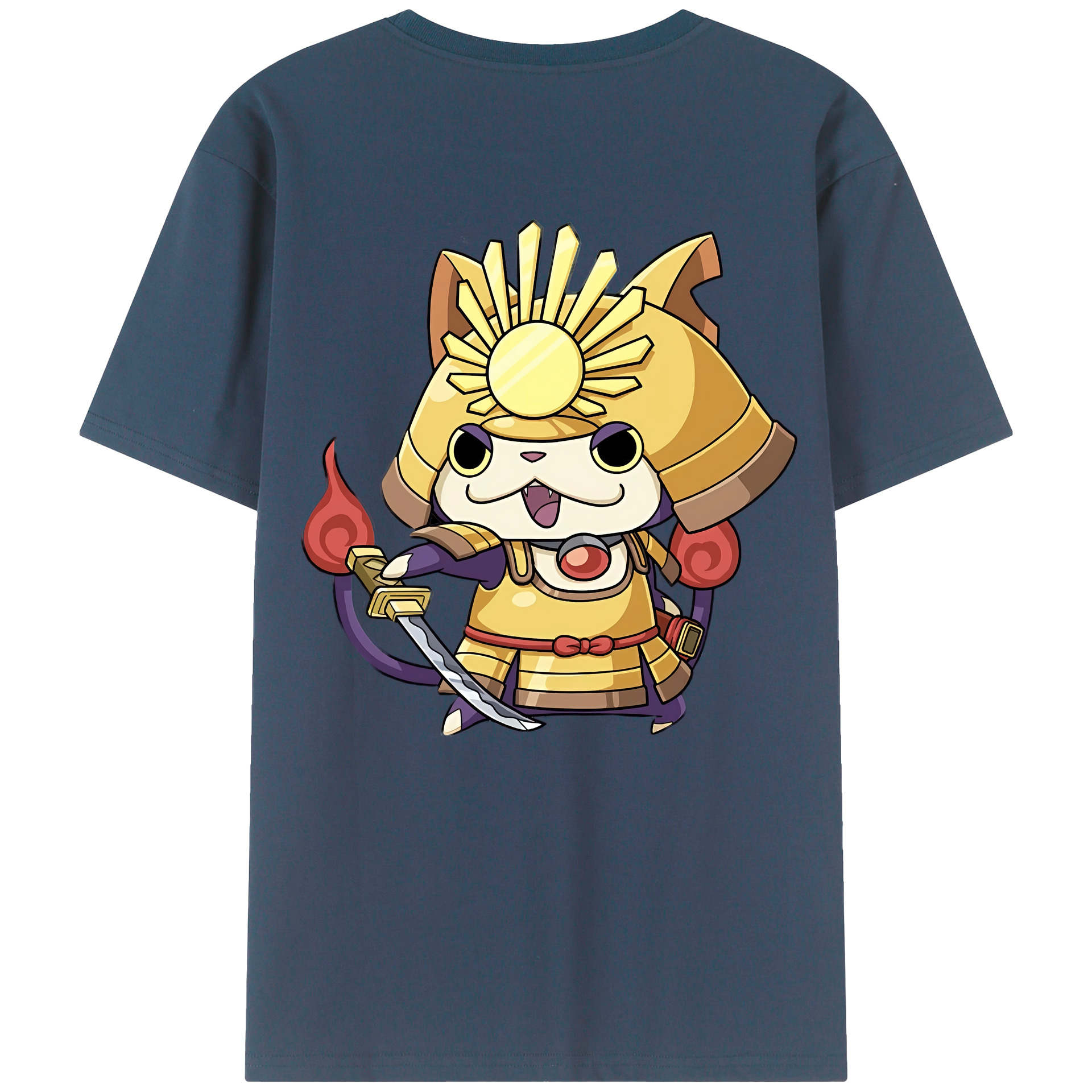 （画像用） 妖怪ウォッチ Yo-kai Watch 綿100％半袖Tシャツ（背面プリント）