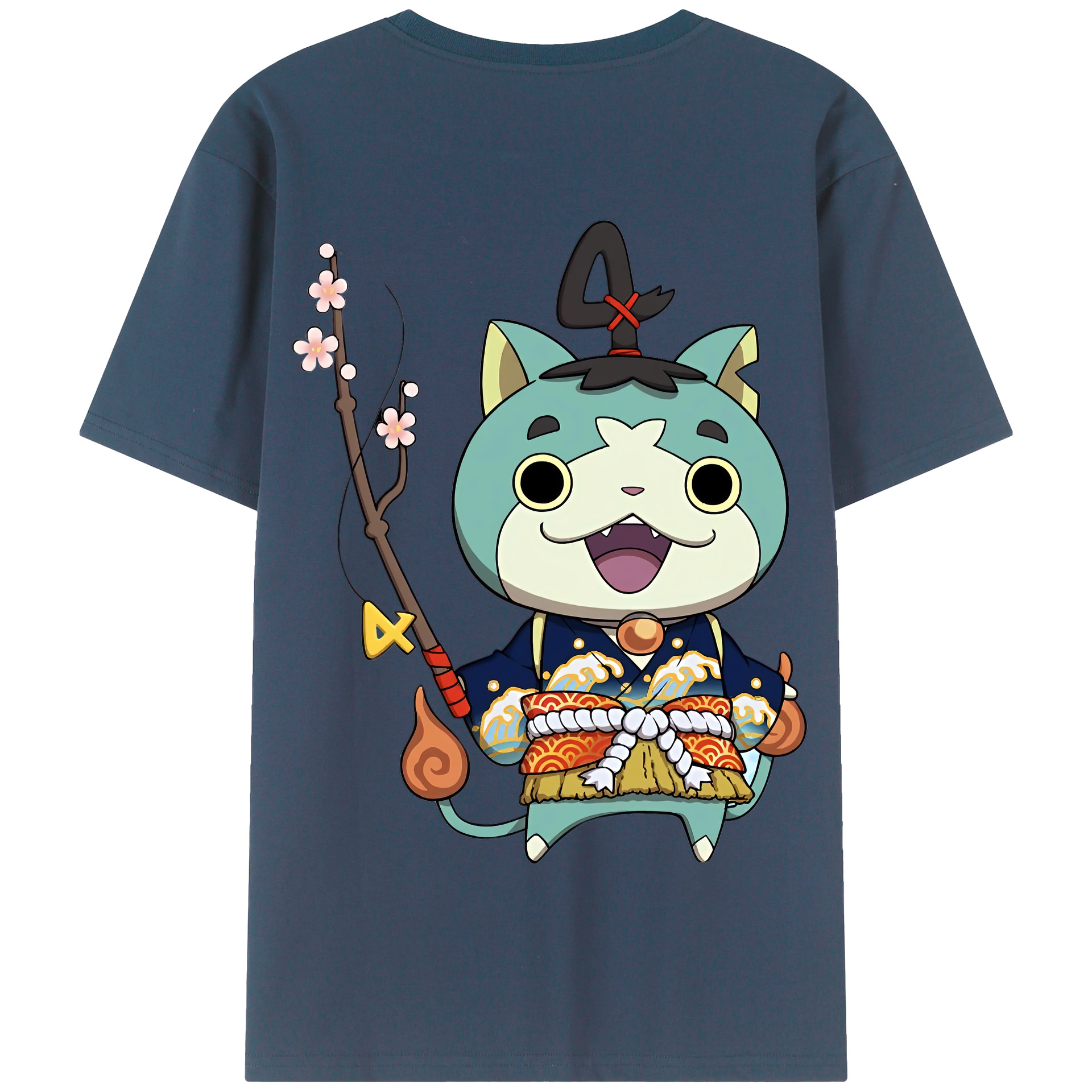 （画像用） 妖怪ウォッチ Yo-kai Watch 綿100％半袖Tシャツ（背面プリント）