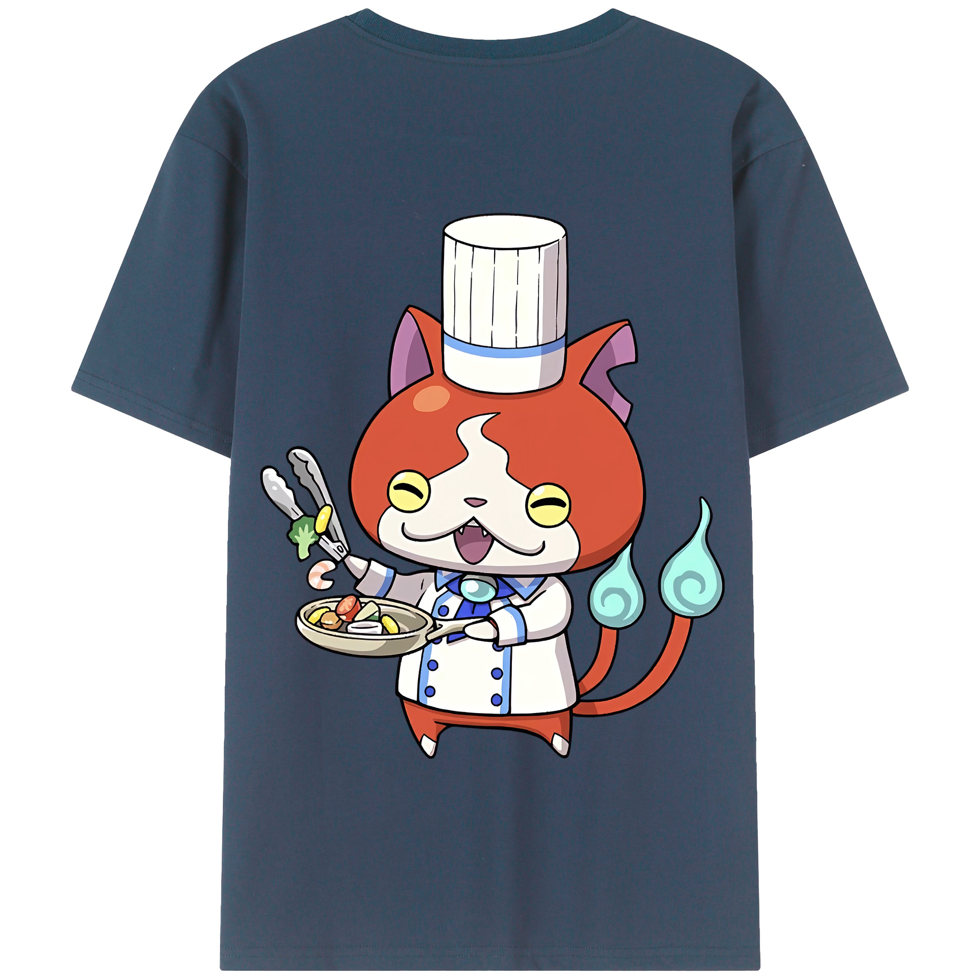 （画像用） 妖怪ウォッチ Yo-kai Watch 綿100％半袖Tシャツ（背面プリント）