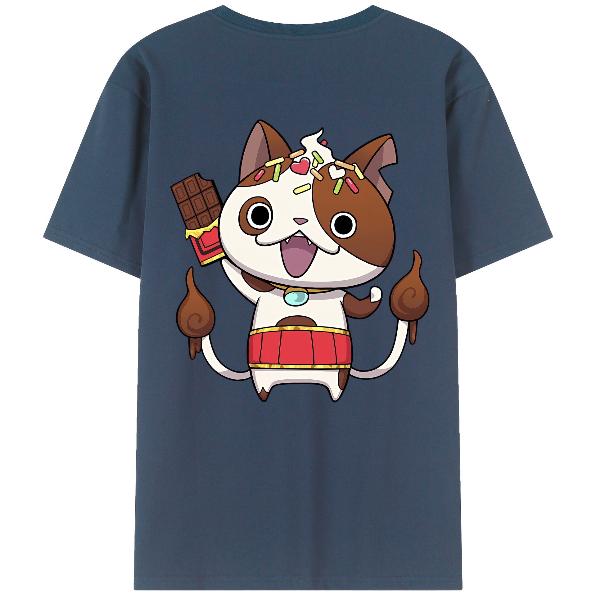 （画像用） 妖怪ウォッチ Yo-kai Watch 綿100％半袖Tシャツ（背面プリント）
