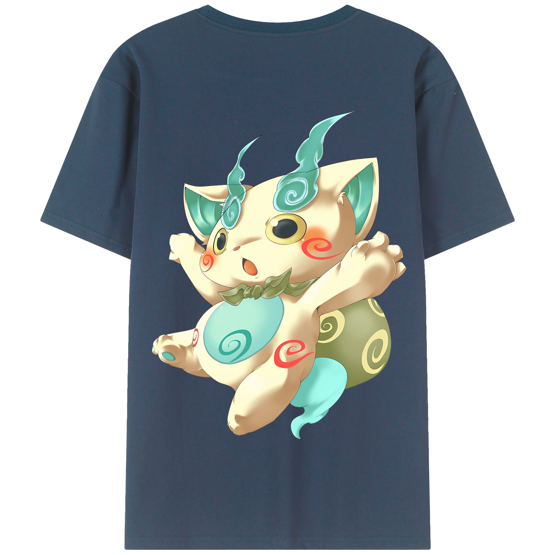 （画像用） 妖怪ウォッチ Yo-kai Watch 綿100％半袖Tシャツ（背面プリント）