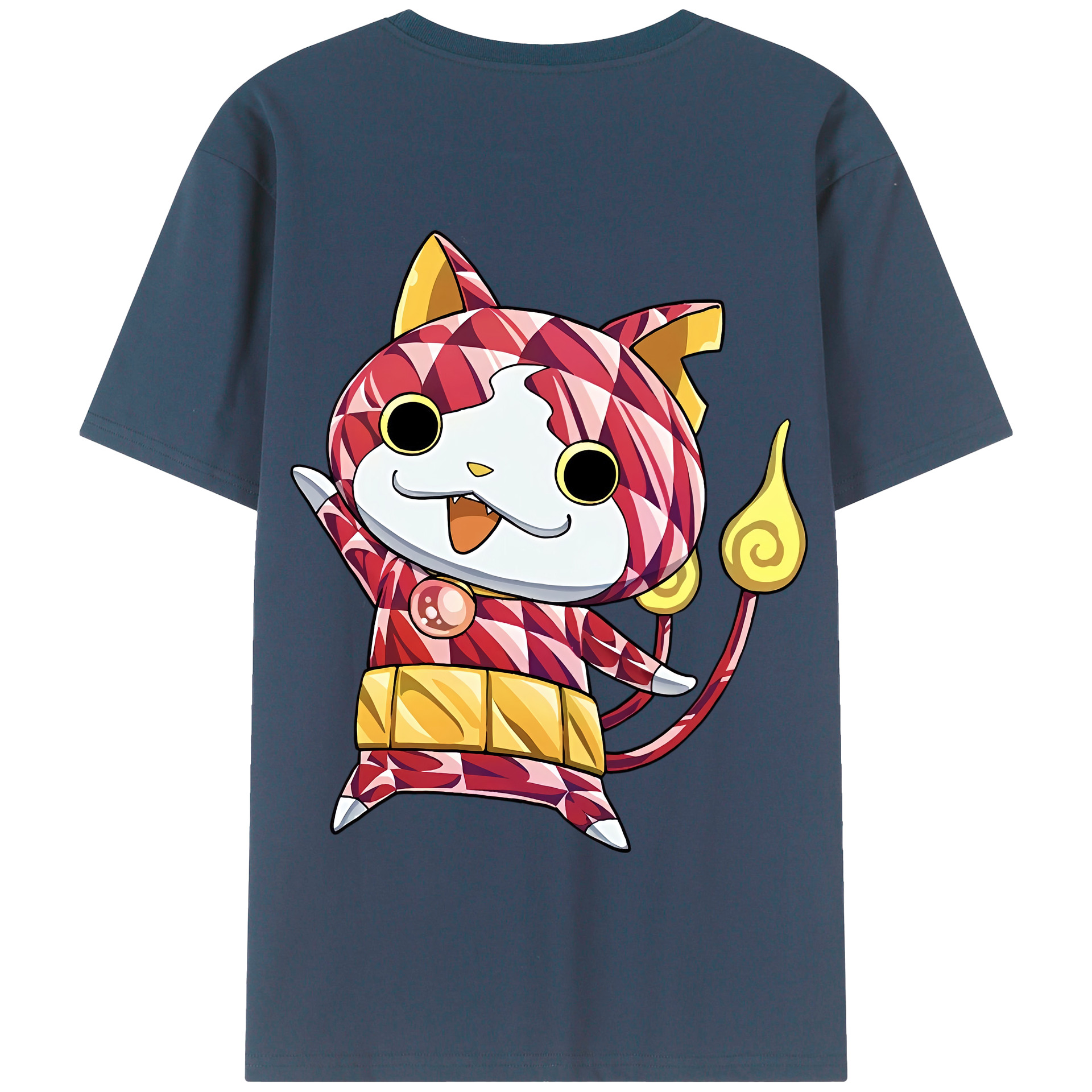 （画像用） 妖怪ウォッチ Yo-kai Watch 綿100％半袖Tシャツ（背面プリント）