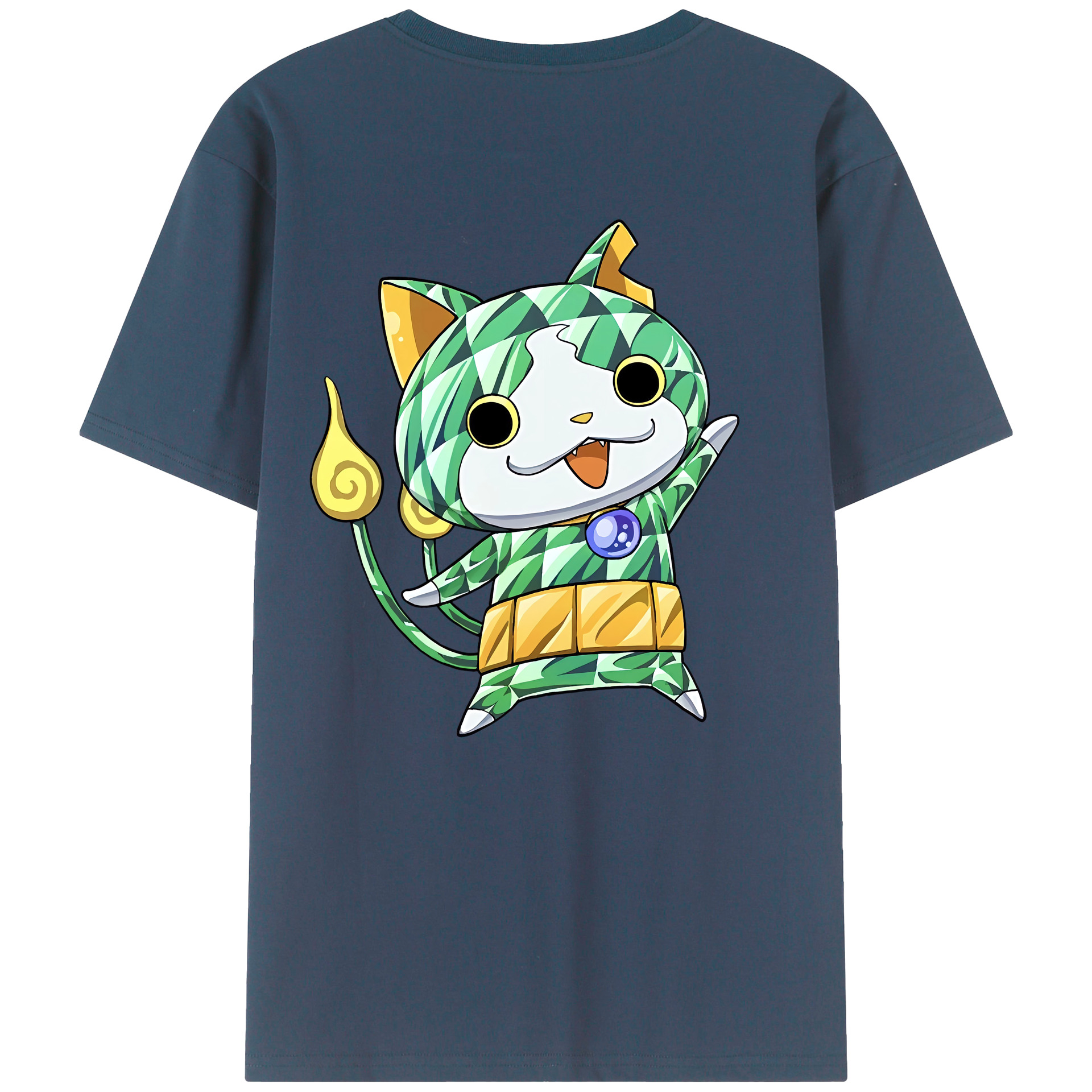 （画像用） 妖怪ウォッチ Yo-kai Watch 綿100％半袖Tシャツ（背面プリント）