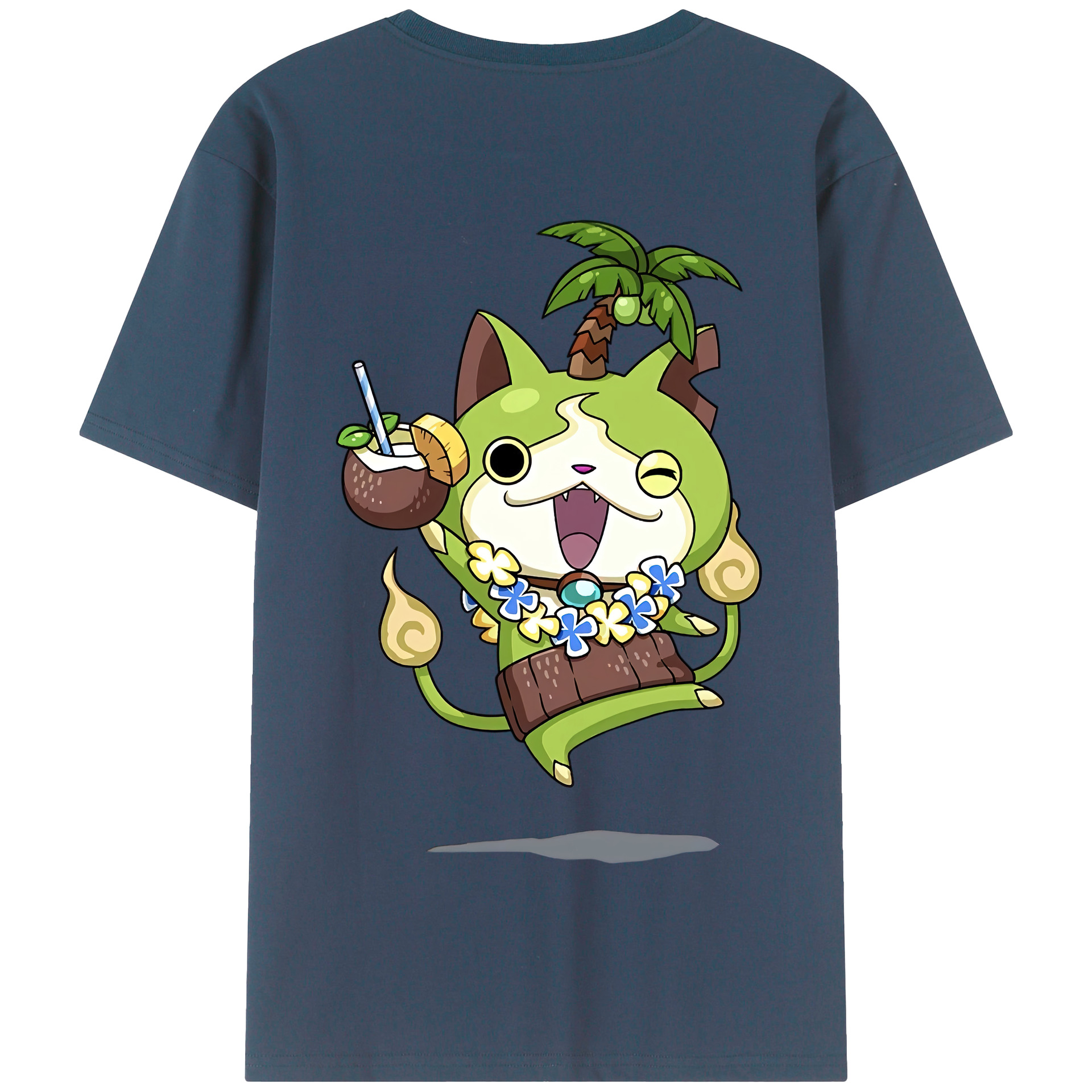（画像用） 妖怪ウォッチ Yo-kai Watch 綿100％半袖Tシャツ（背面プリント）
