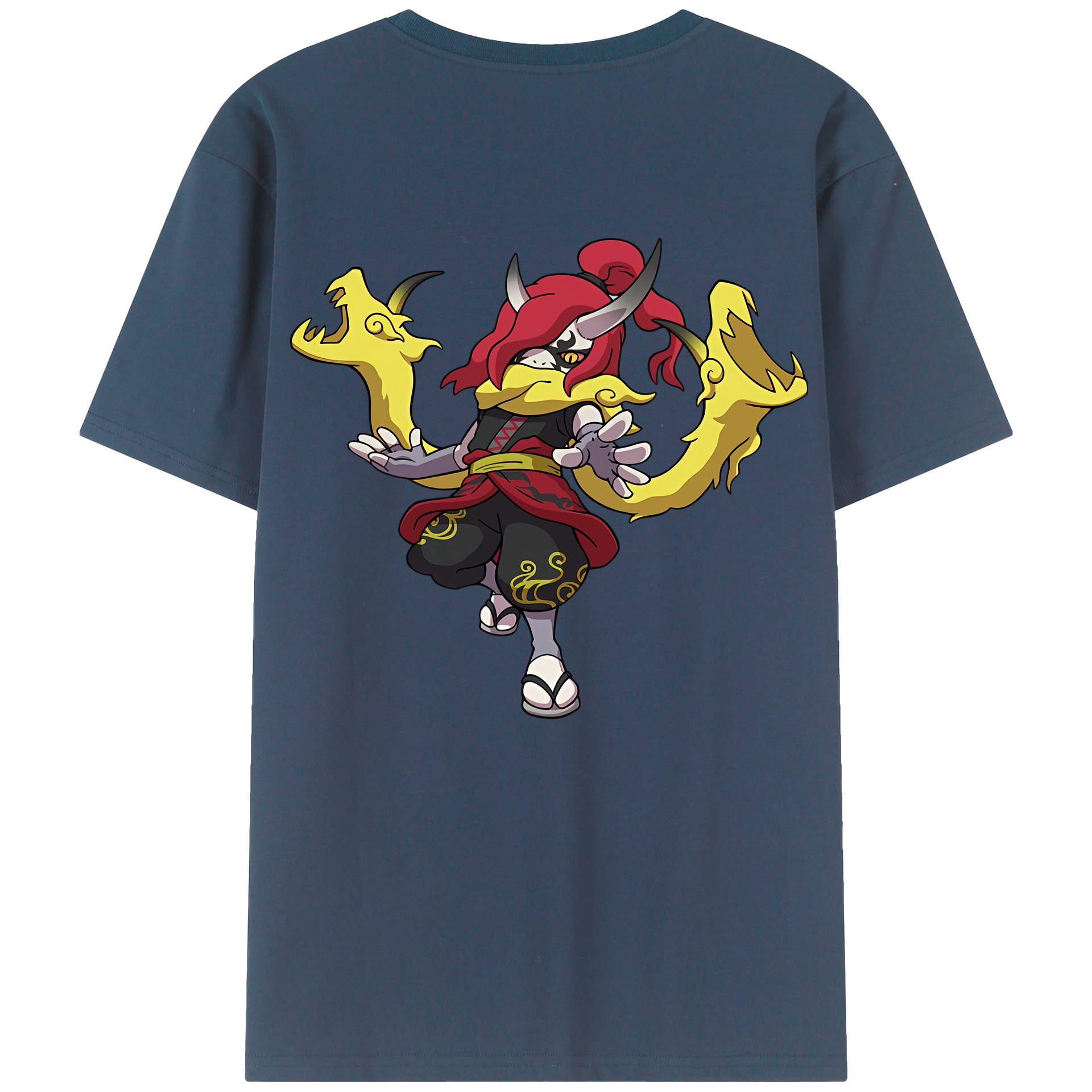 （画像用） 妖怪ウォッチ Yo-kai Watch 綿100％半袖Tシャツ（背面プリント）