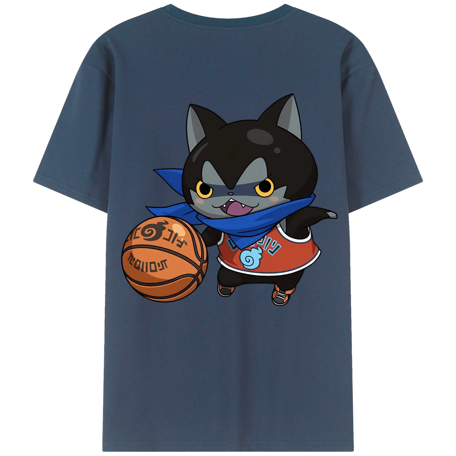 （画像用） 妖怪ウォッチ Yo-kai Watch 綿100％半袖Tシャツ（背面プリント）