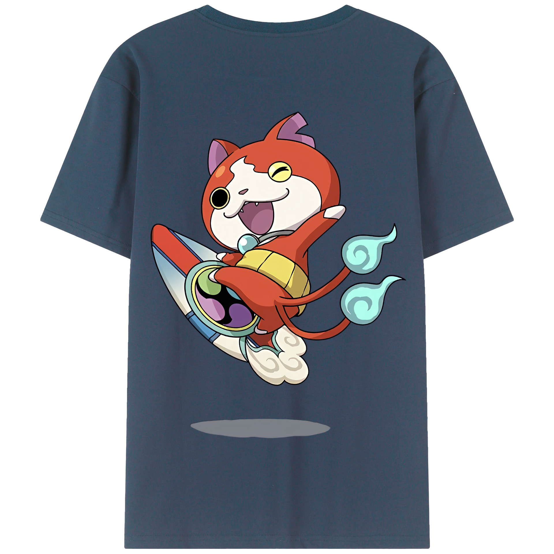 （画像用） 妖怪ウォッチ Yo-kai Watch 綿100％半袖Tシャツ（背面プリント）