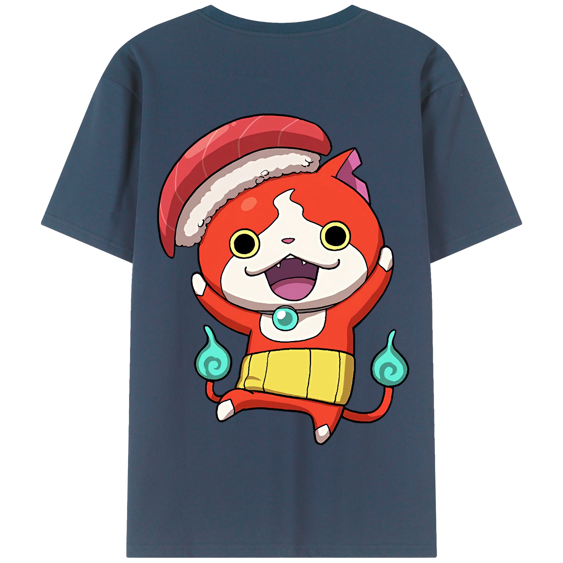 （画像用） 妖怪ウォッチ Yo-kai Watch 綿100％半袖Tシャツ（背面プリント）