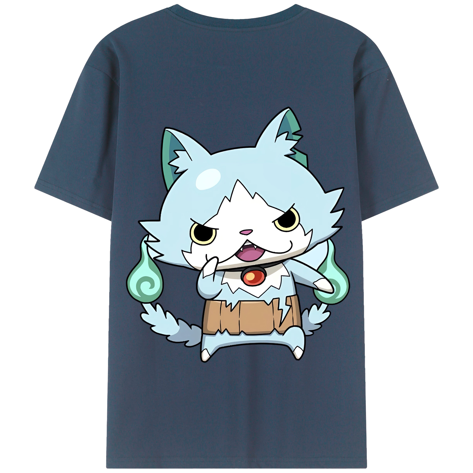 （画像用） 妖怪ウォッチ Yo-kai Watch 綿100％半袖Tシャツ（背面プリント）