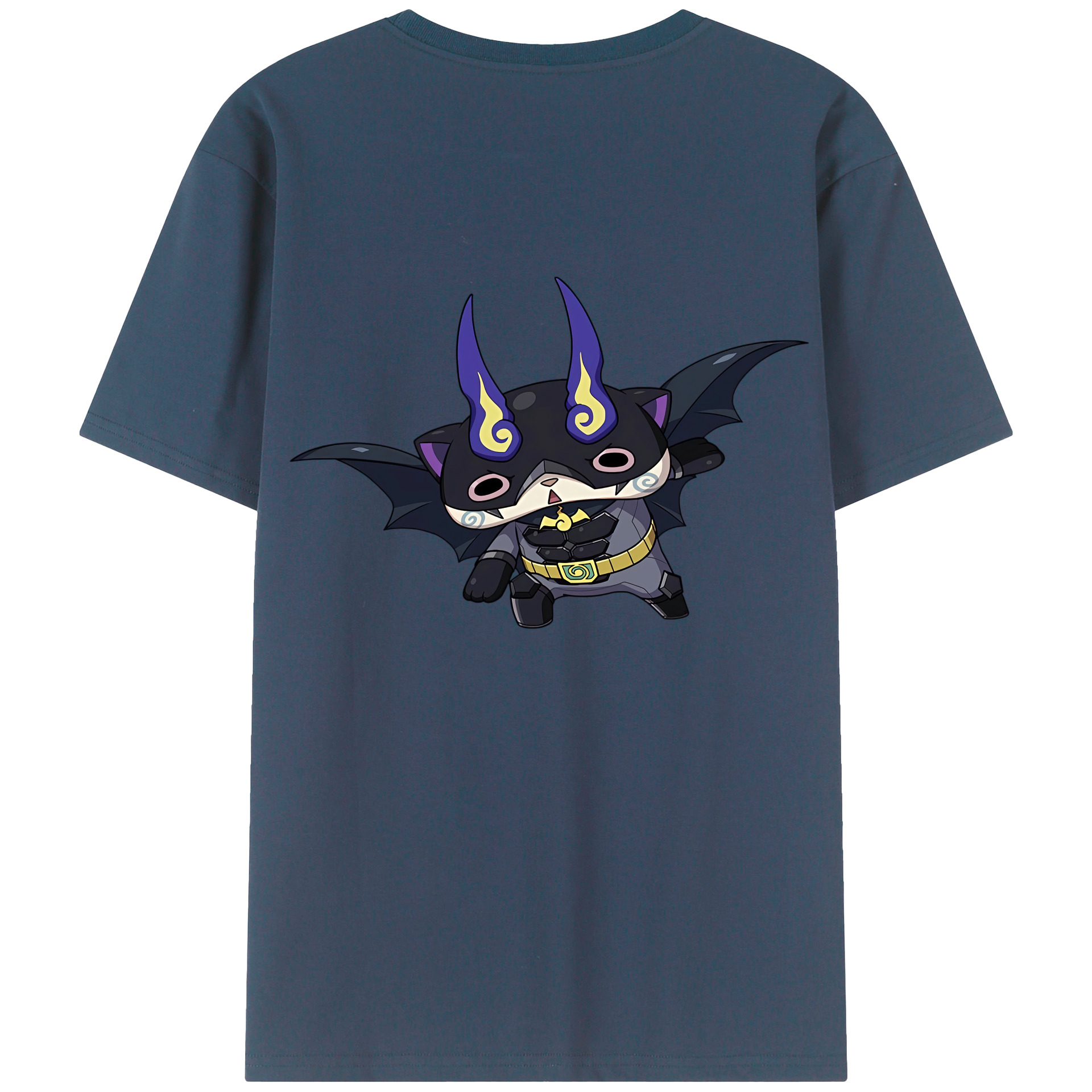 （画像用） 妖怪ウォッチ Yo-kai Watch 綿100％半袖Tシャツ（背面プリント）