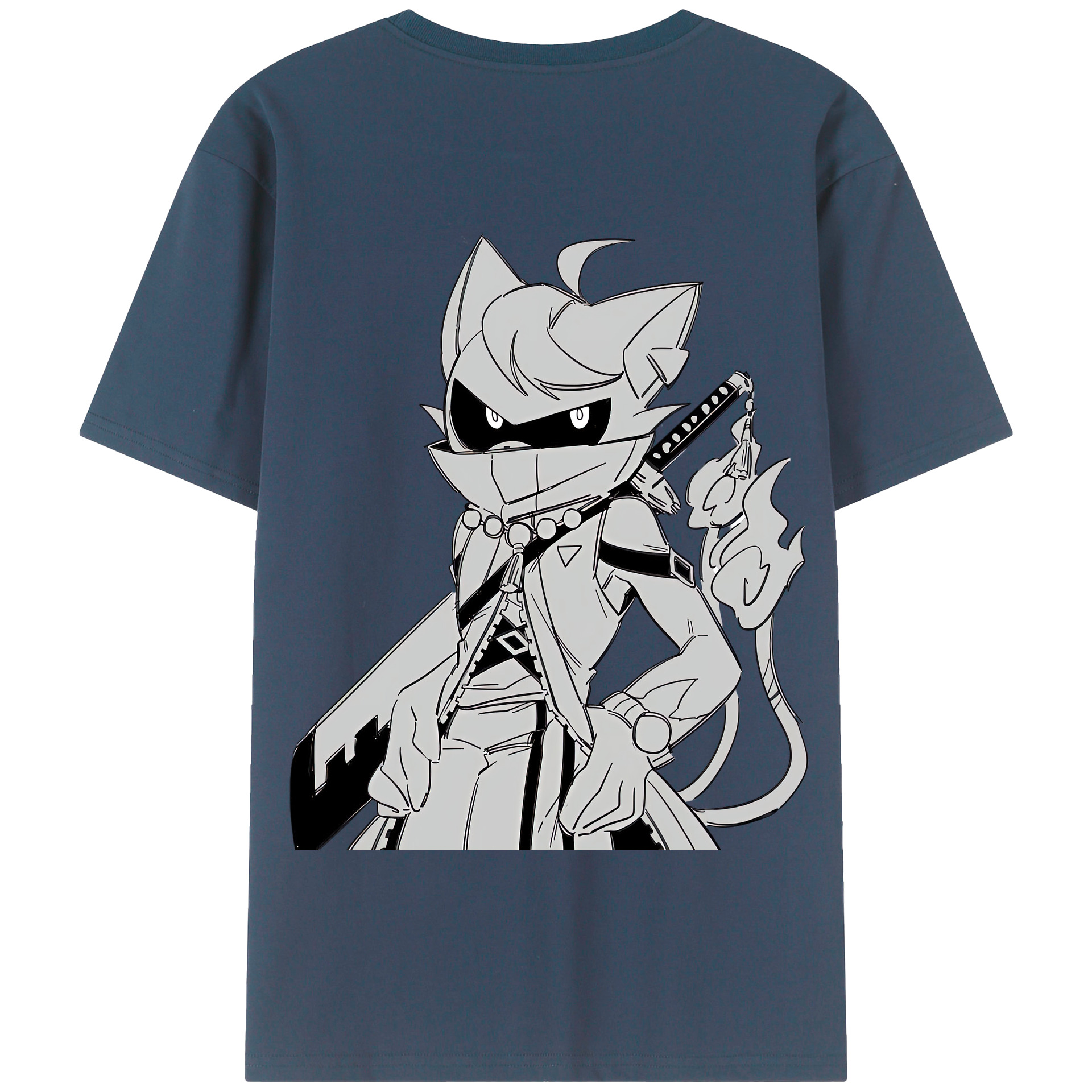 （画像用） 妖怪ウォッチ Yo-kai Watch 綿100％半袖Tシャツ（背面プリント）