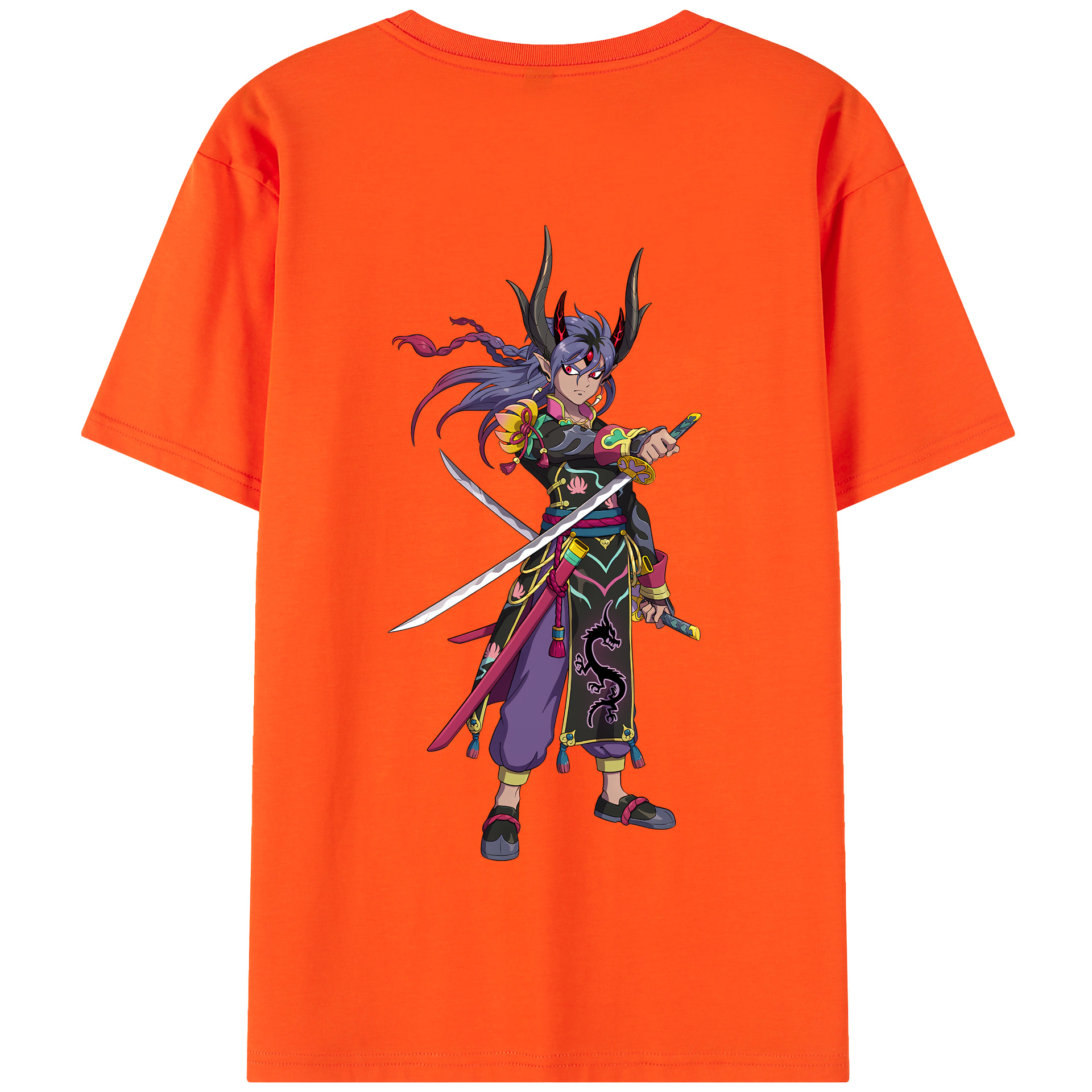 （画像用） 妖怪ウォッチ Yo-kai Watch 綿100％半袖Tシャツ（背面プリント）