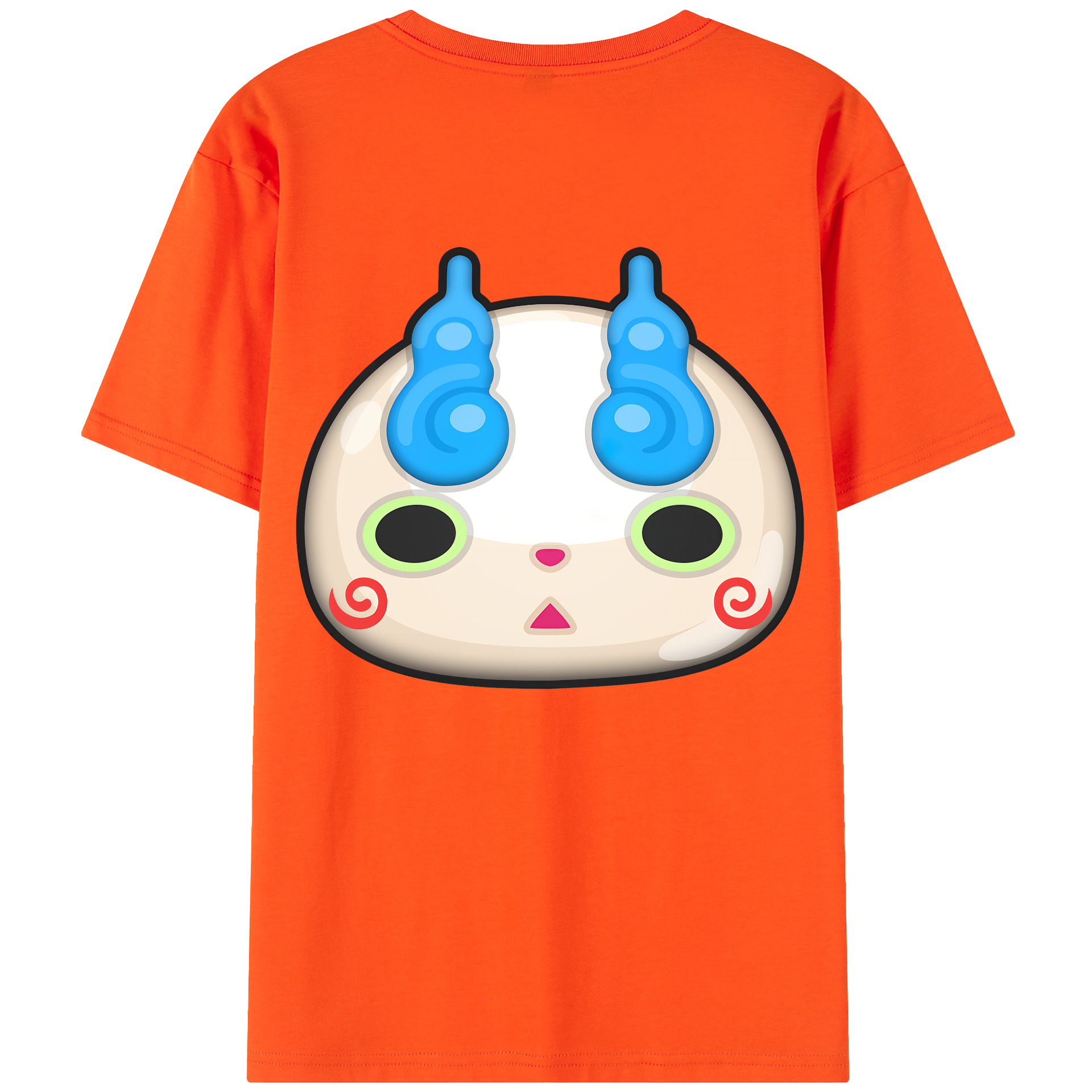 （画像用） 妖怪ウォッチ Yo-kai Watch 綿100％半袖Tシャツ（背面プリント）
