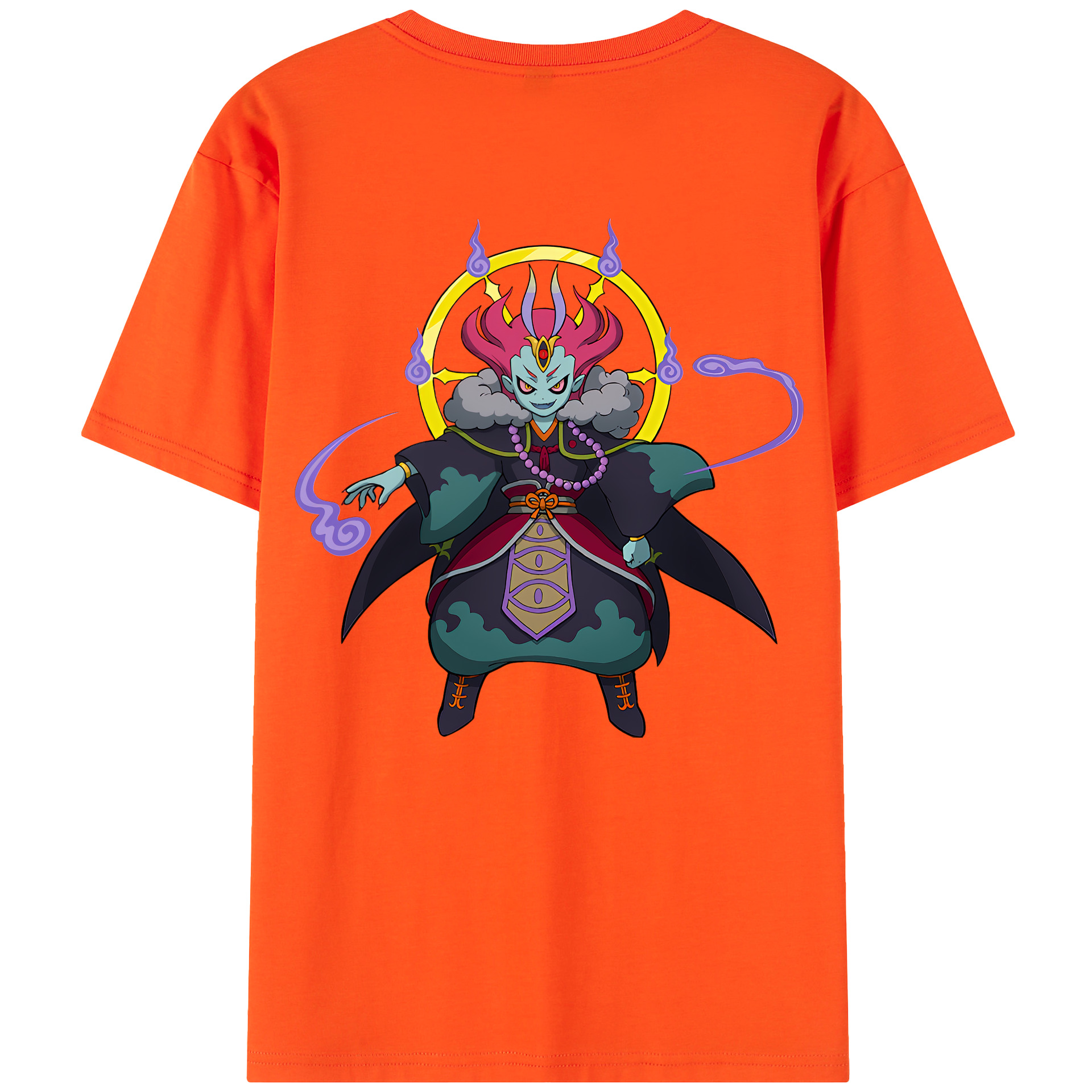 （画像用） 妖怪ウォッチ Yo-kai Watch 綿100％半袖Tシャツ（背面プリント）