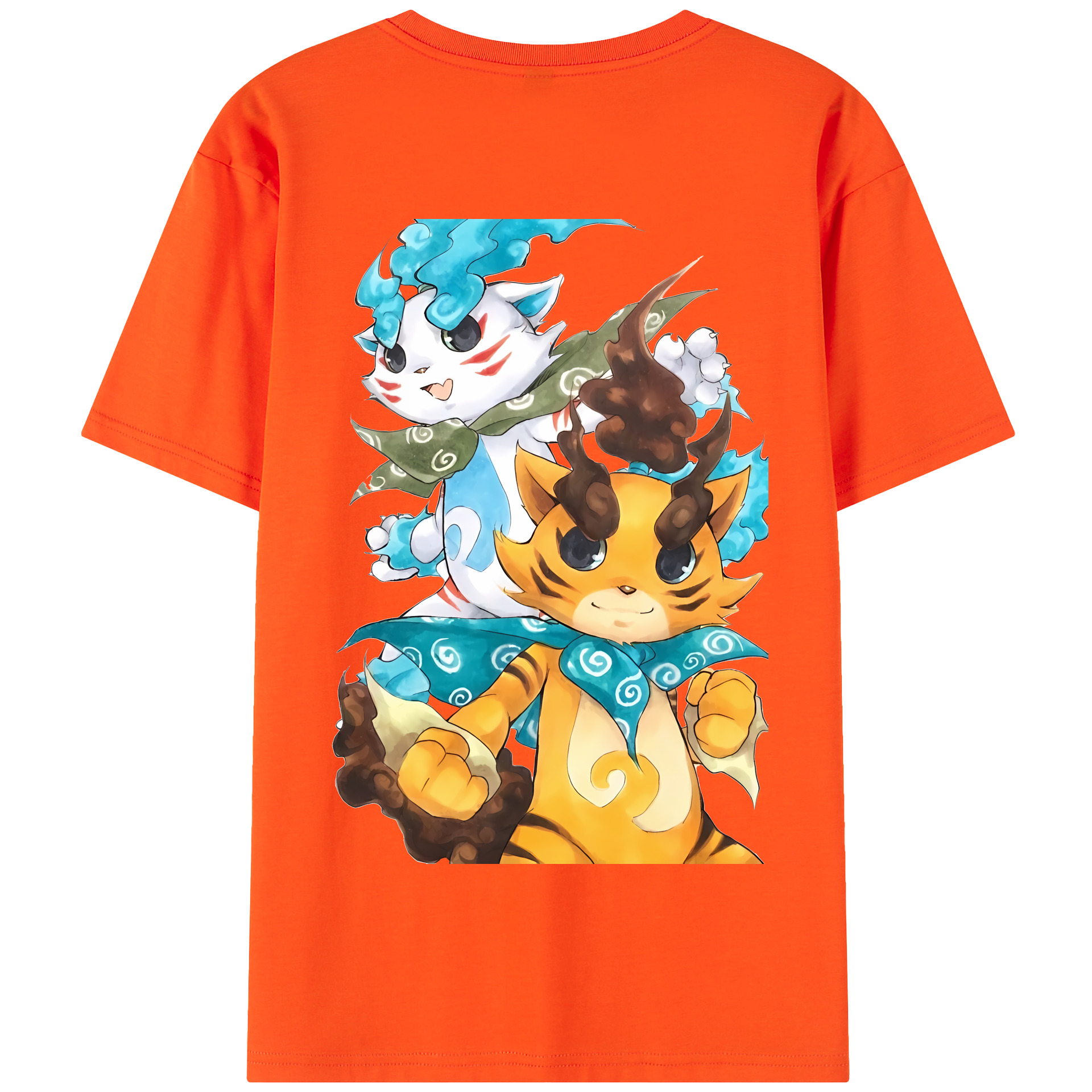 （画像用） 妖怪ウォッチ Yo-kai Watch 綿100％半袖Tシャツ（背面プリント）