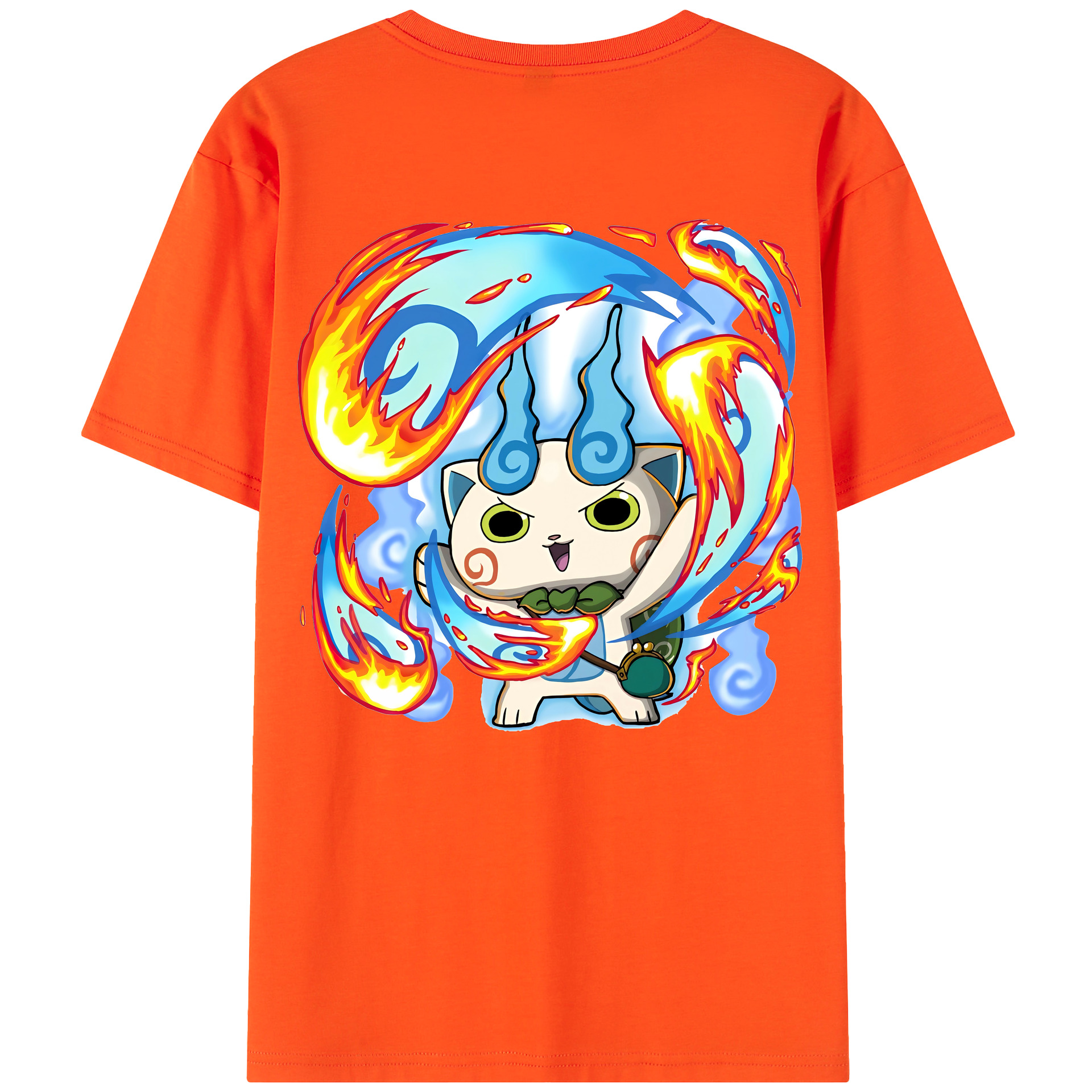 （画像用） 妖怪ウォッチ Yo-kai Watch 綿100％半袖Tシャツ（背面プリント）