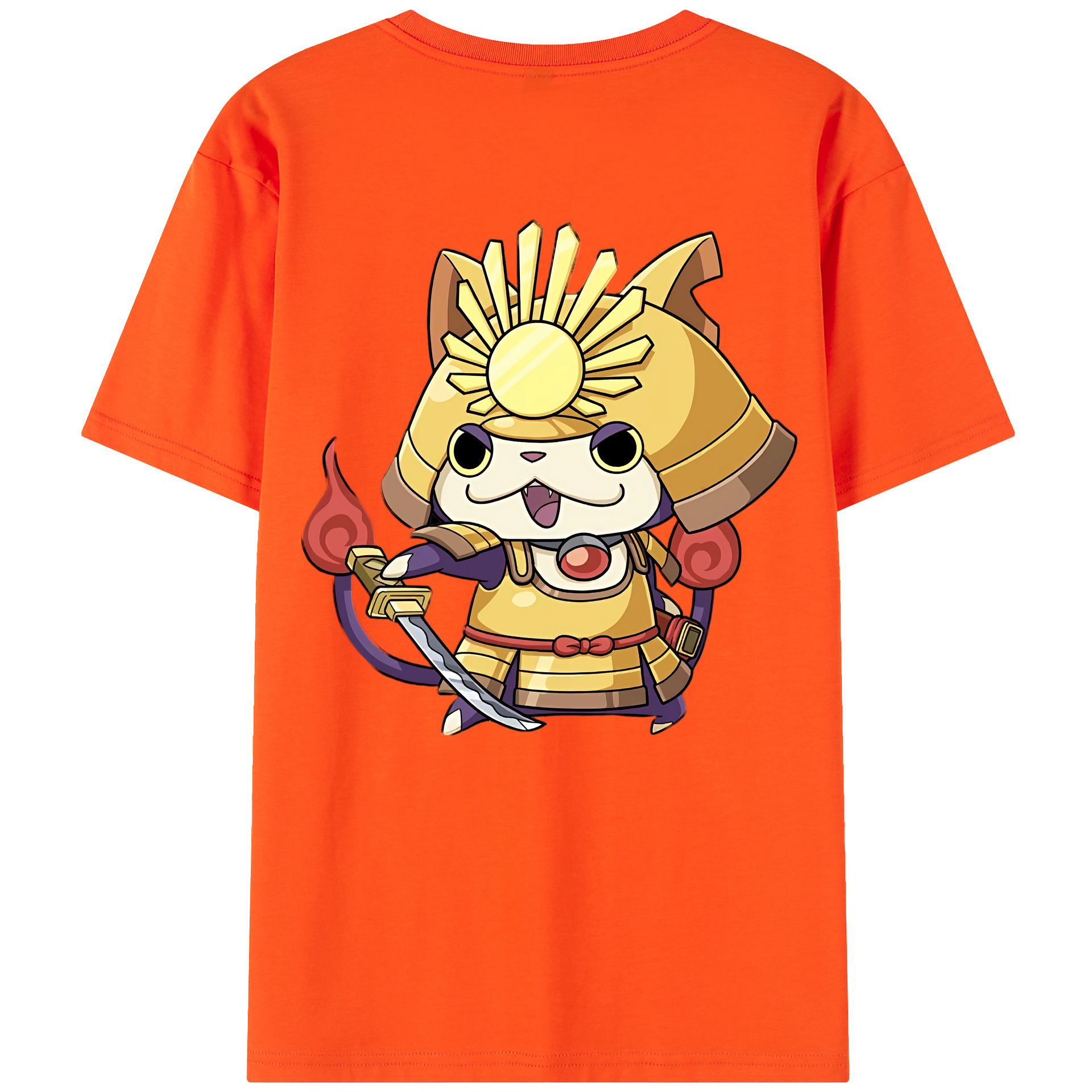 （画像用） 妖怪ウォッチ Yo-kai Watch 綿100％半袖Tシャツ（背面プリント）