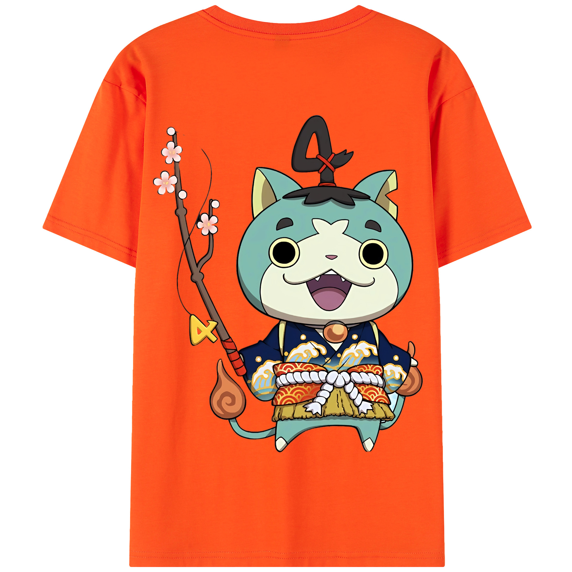 （画像用） 妖怪ウォッチ Yo-kai Watch 綿100％半袖Tシャツ（背面プリント）