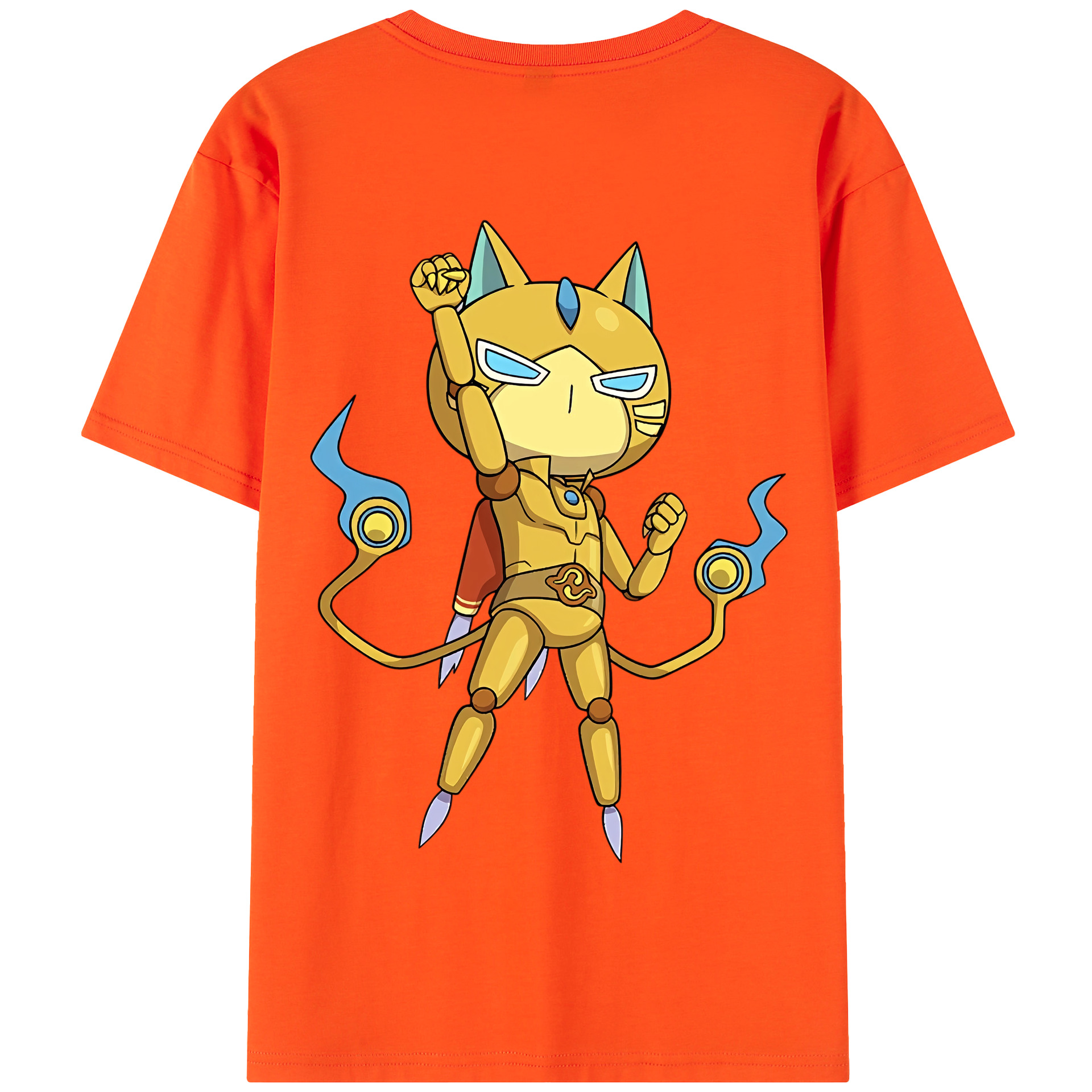 （画像用） 妖怪ウォッチ Yo-kai Watch 綿100％半袖Tシャツ（背面プリント）