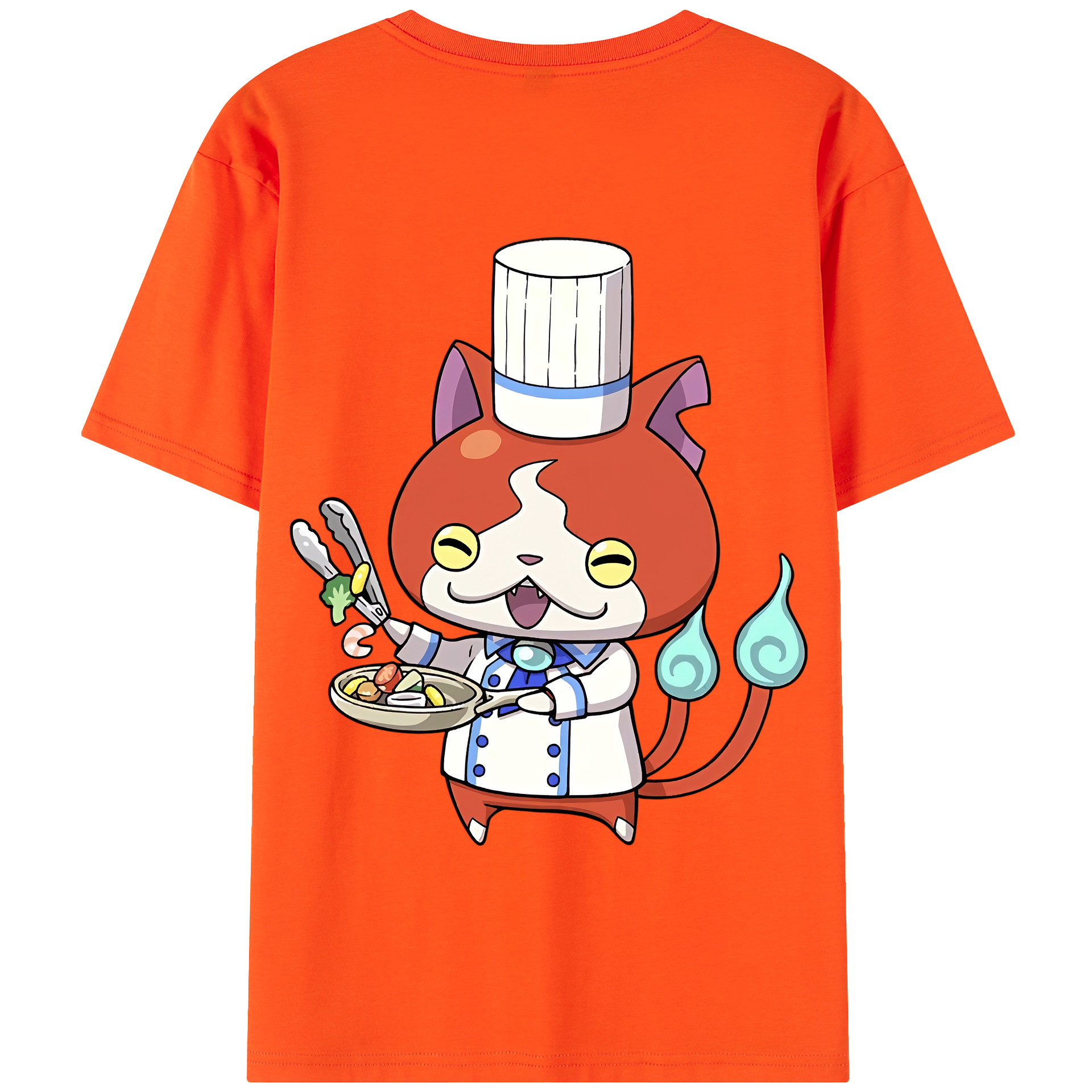 （画像用） 妖怪ウォッチ Yo-kai Watch 綿100％半袖Tシャツ（背面プリント）