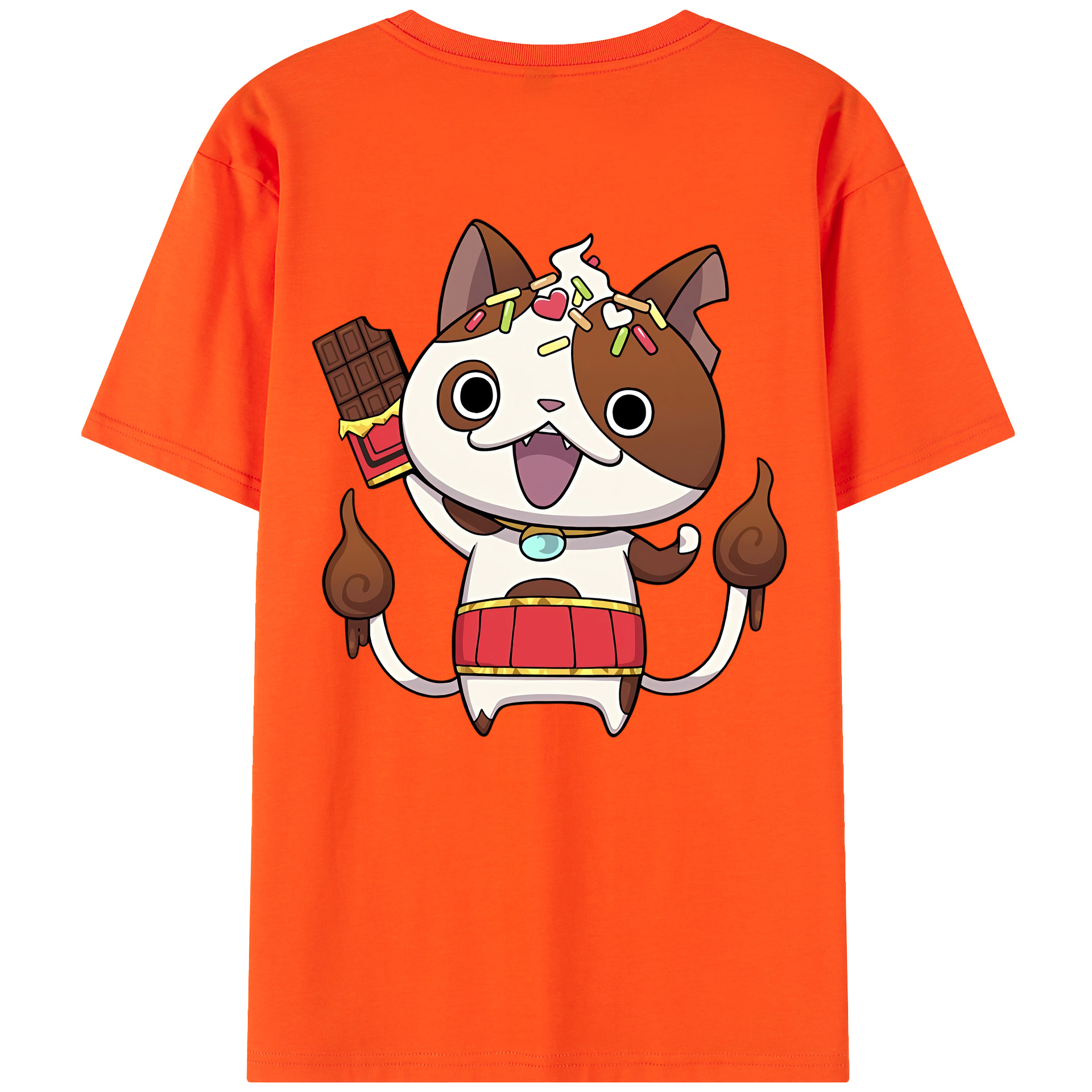 （画像用） 妖怪ウォッチ Yo-kai Watch 綿100％半袖Tシャツ（背面プリント）