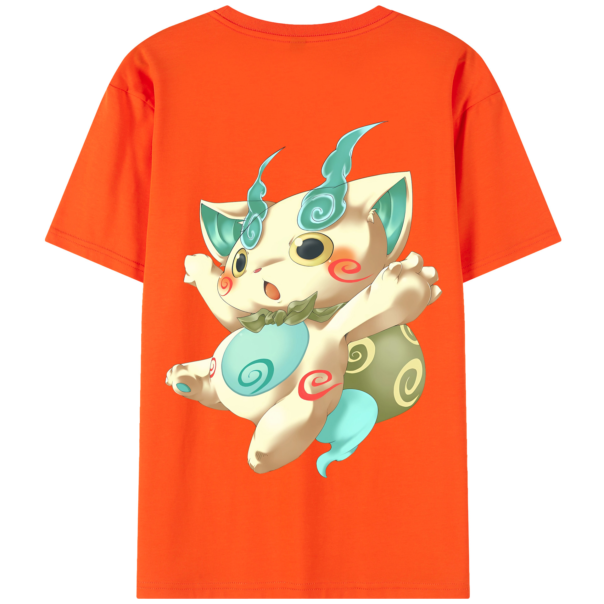 （画像用） 妖怪ウォッチ Yo-kai Watch 綿100％半袖Tシャツ（背面プリント）