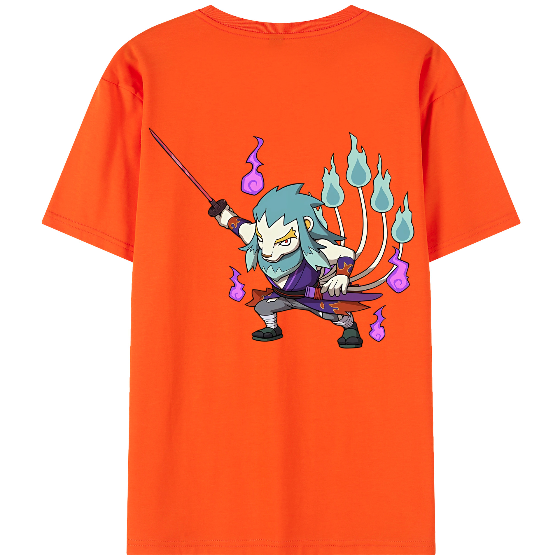 （画像用） 妖怪ウォッチ Yo-kai Watch 綿100％半袖Tシャツ（背面プリント）