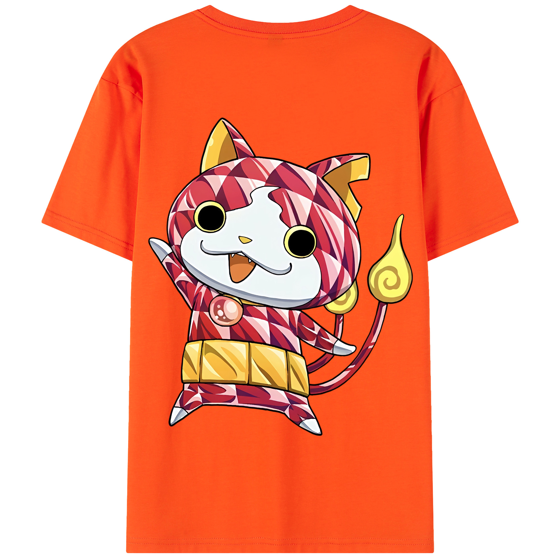 （画像用） 妖怪ウォッチ Yo-kai Watch 綿100％半袖Tシャツ（背面プリント）