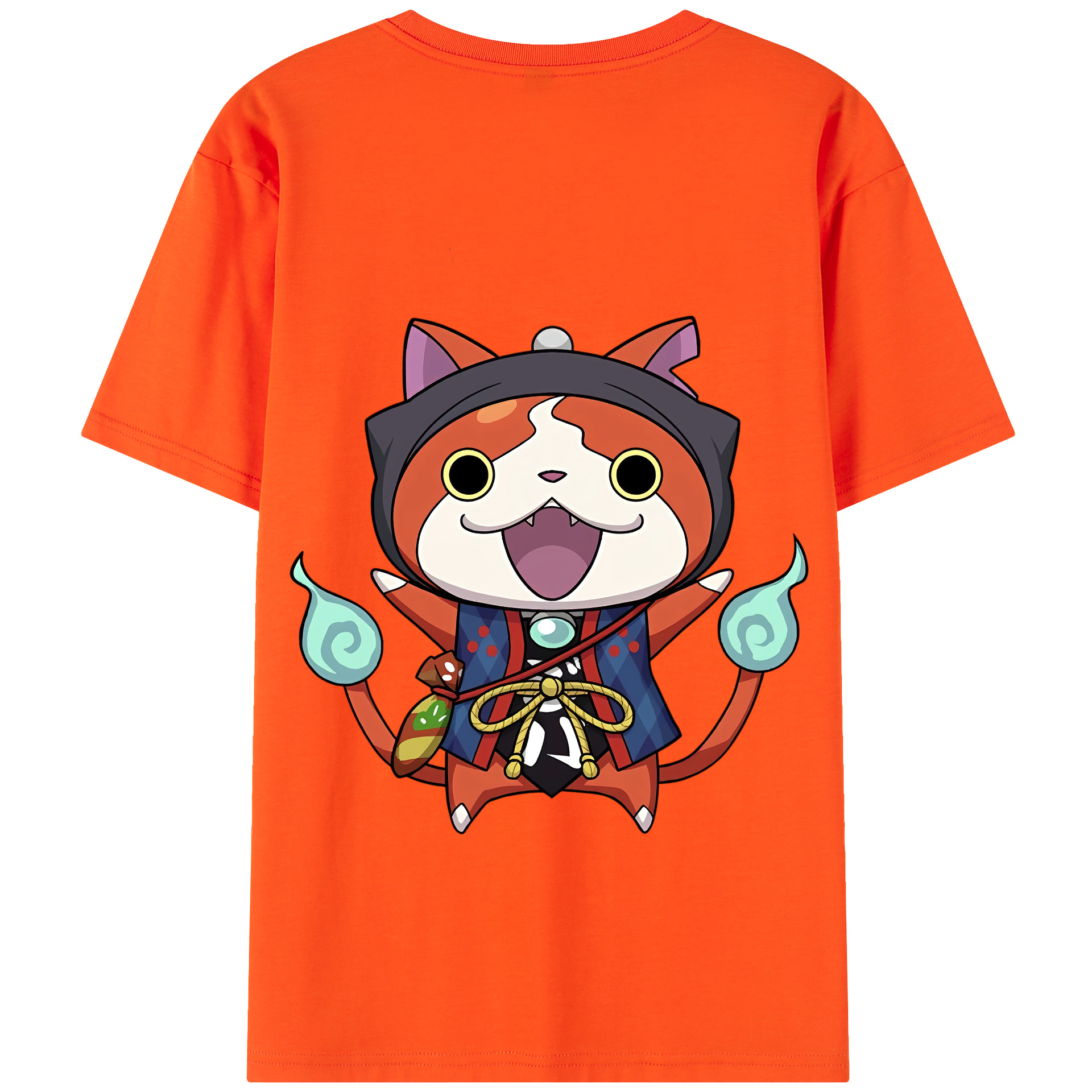（画像用） 妖怪ウォッチ Yo-kai Watch 綿100％半袖Tシャツ（背面プリント）