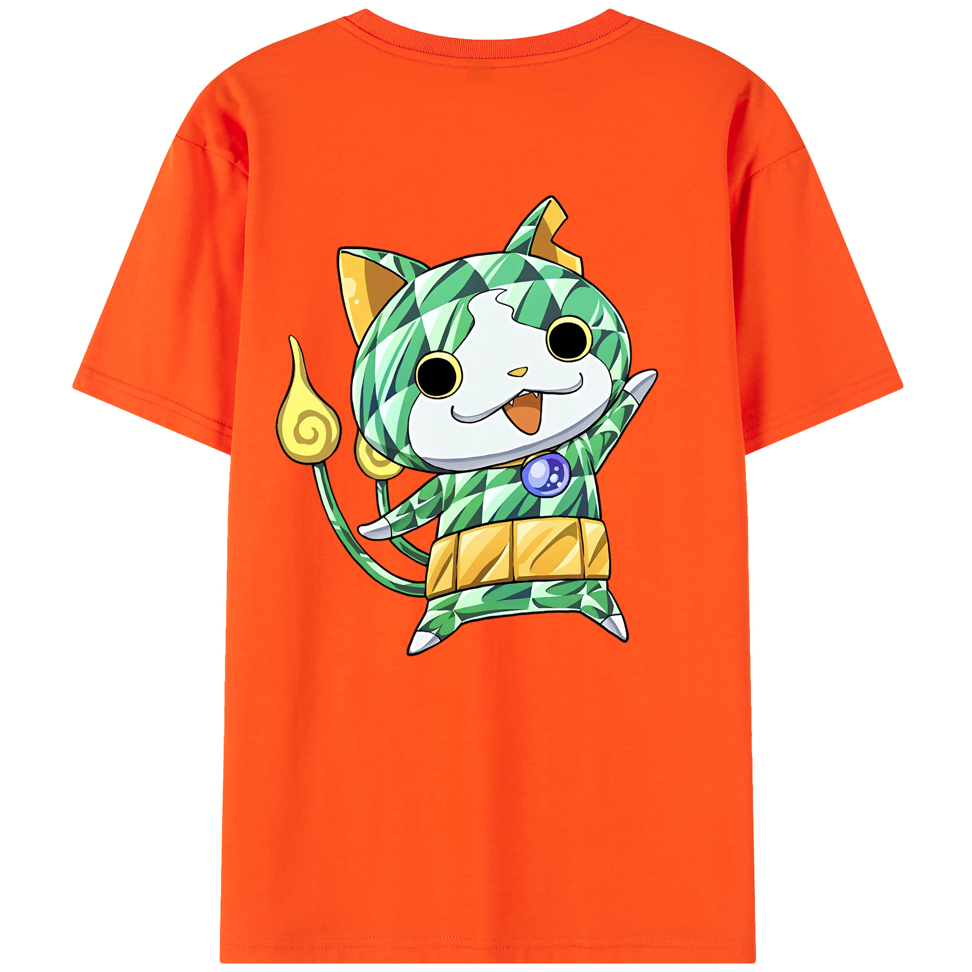 （画像用） 妖怪ウォッチ Yo-kai Watch 綿100％半袖Tシャツ（背面プリント）