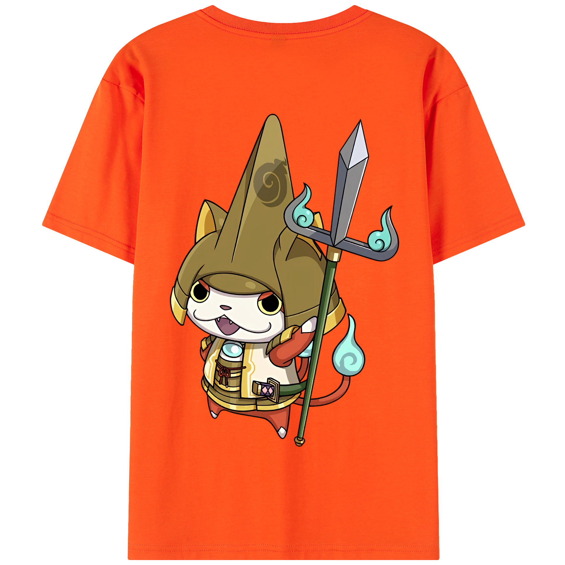 （画像用） 妖怪ウォッチ Yo-kai Watch 綿100％半袖Tシャツ（背面プリント）