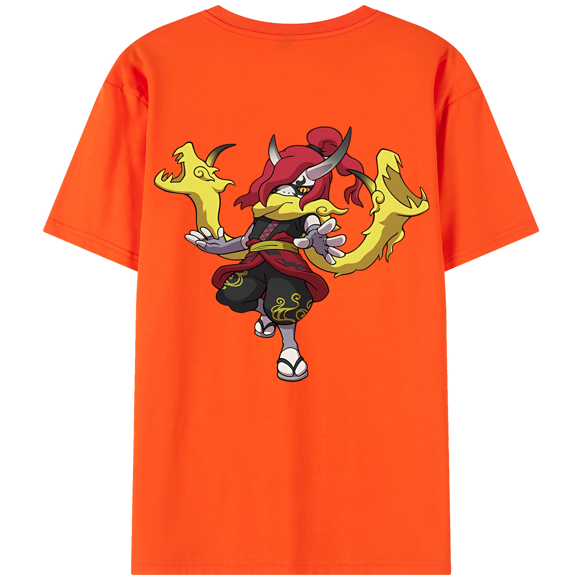 （画像用） 妖怪ウォッチ Yo-kai Watch 綿100％半袖Tシャツ（背面プリント）