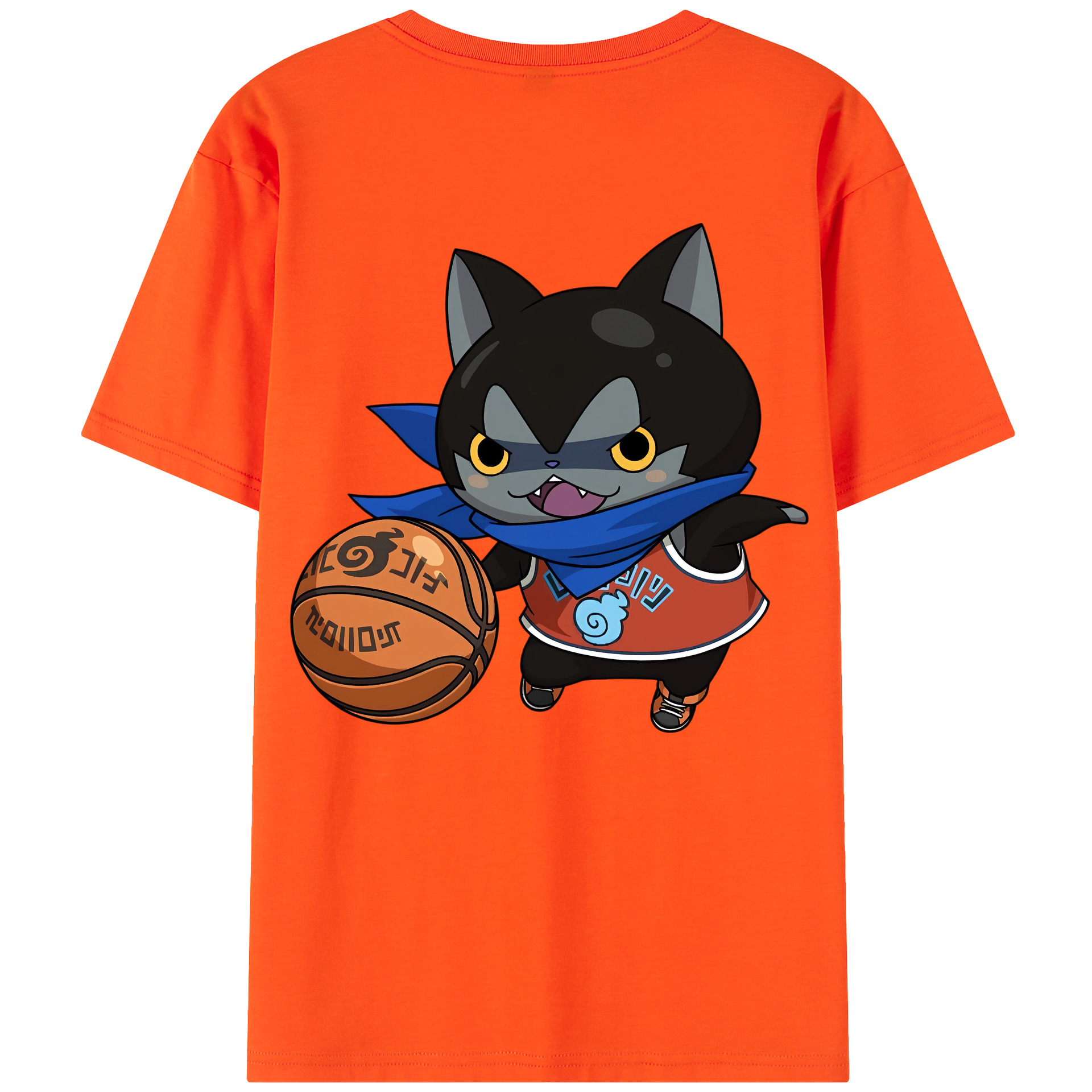 （画像用） 妖怪ウォッチ Yo-kai Watch 綿100％半袖Tシャツ（背面プリント）
