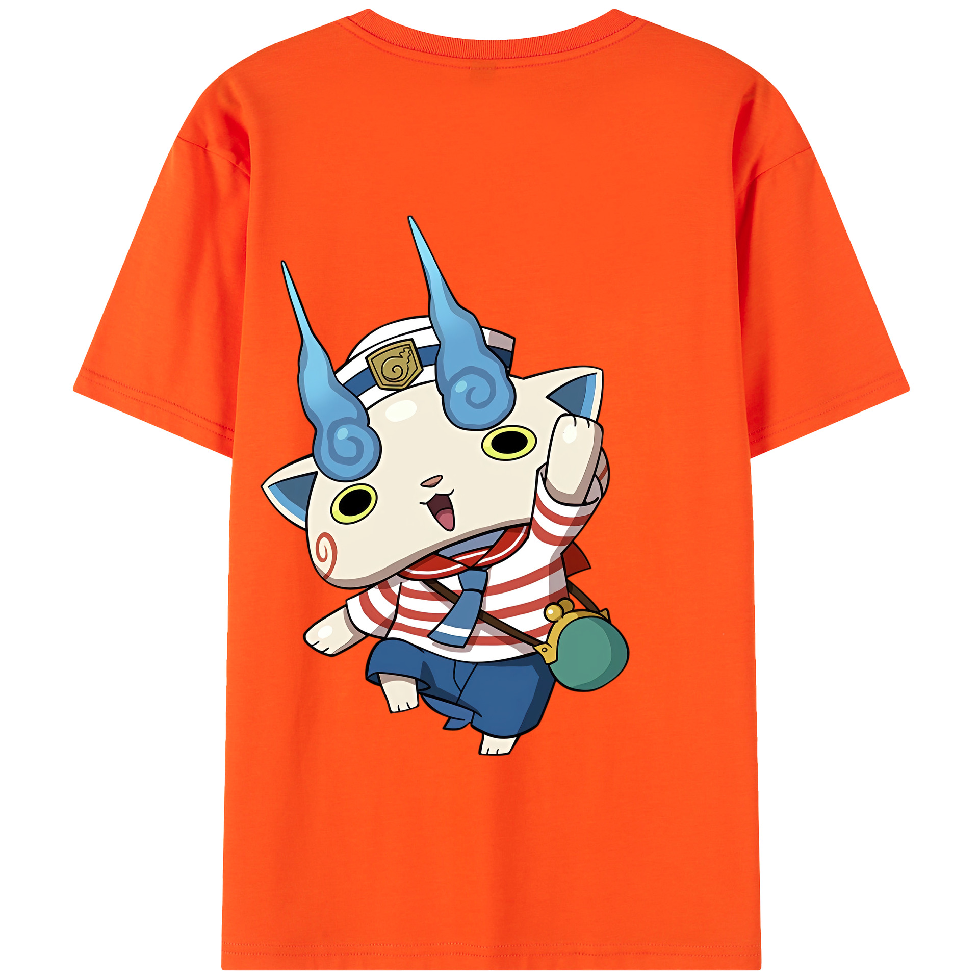 （画像用） 妖怪ウォッチ Yo-kai Watch 綿100％半袖Tシャツ（背面プリント）