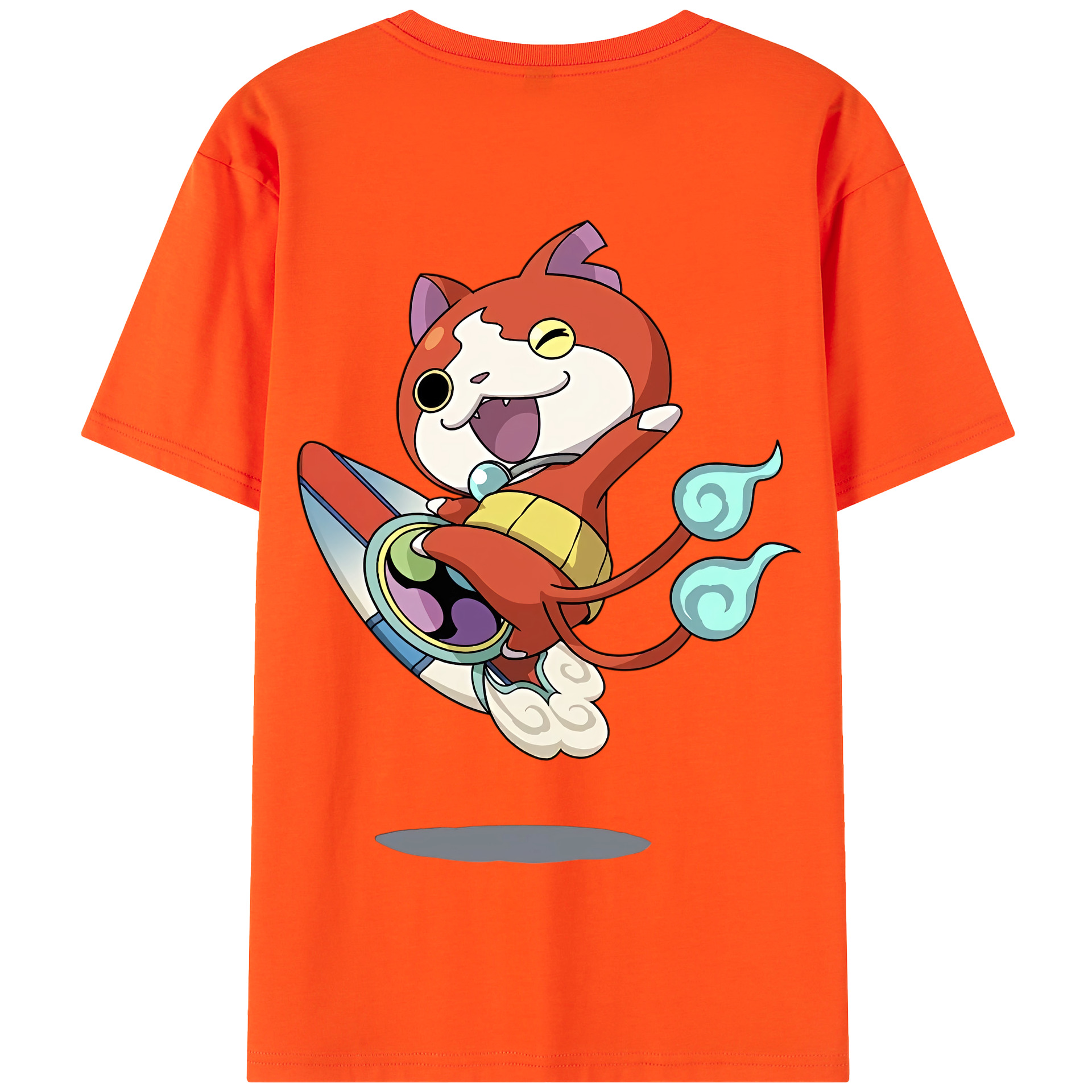 （画像用） 妖怪ウォッチ Yo-kai Watch 綿100％半袖Tシャツ（背面プリント）