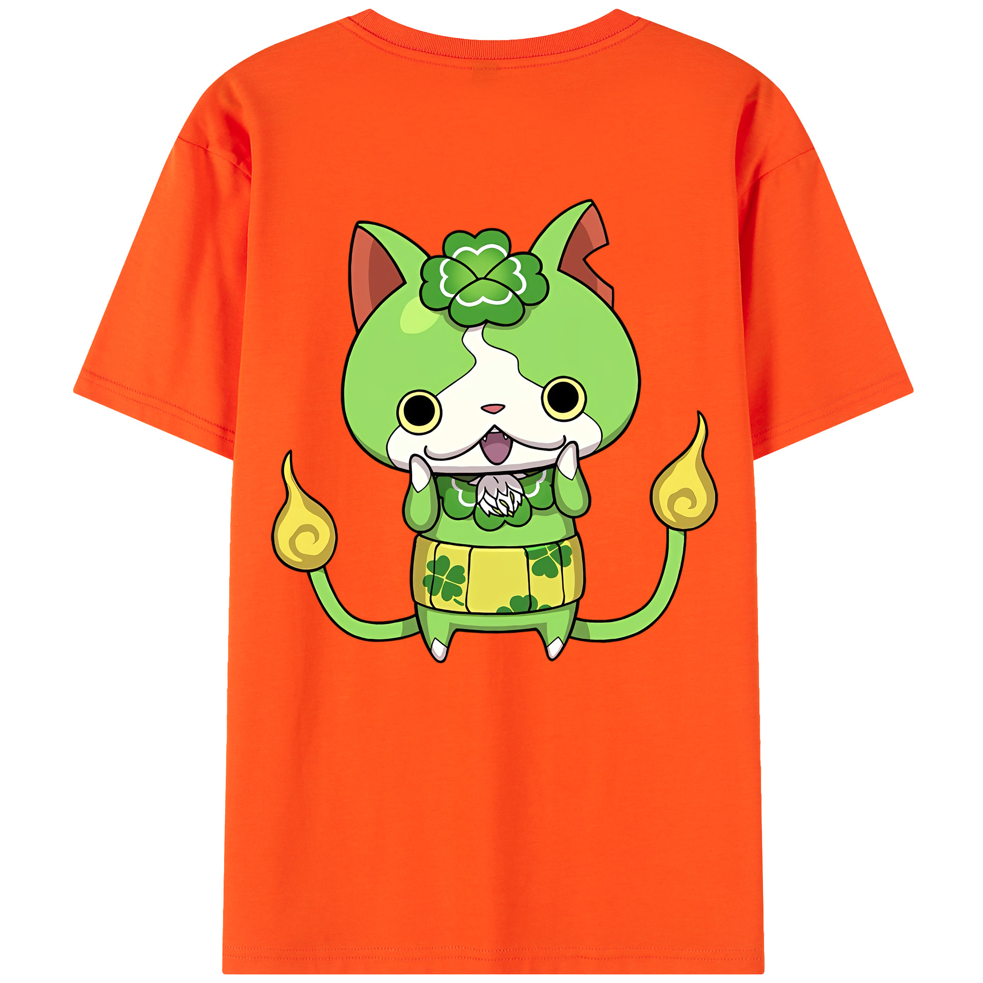 （画像用） 妖怪ウォッチ Yo-kai Watch 綿100％半袖Tシャツ（背面プリント）