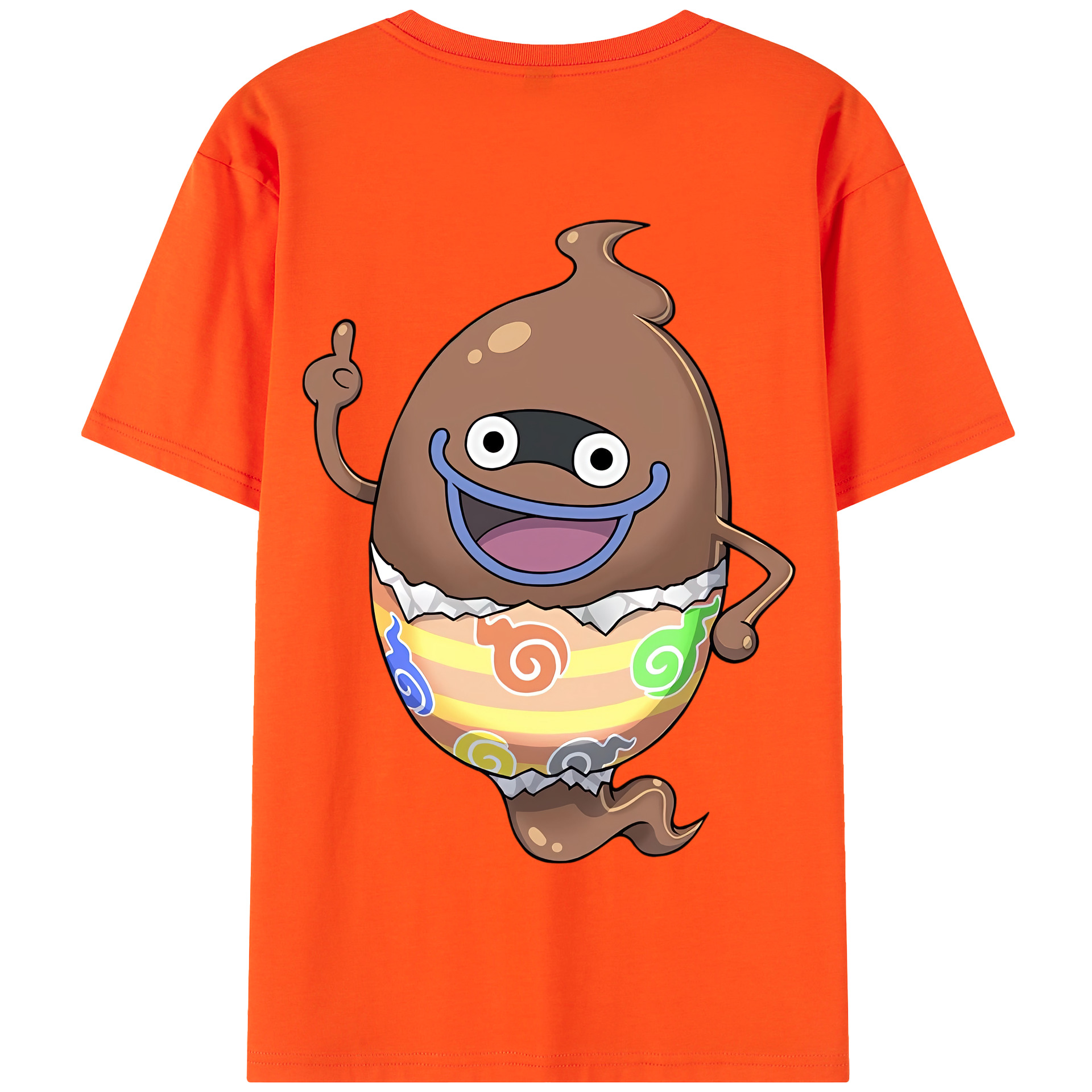 （画像用） 妖怪ウォッチ Yo-kai Watch 綿100％半袖Tシャツ（背面プリント）