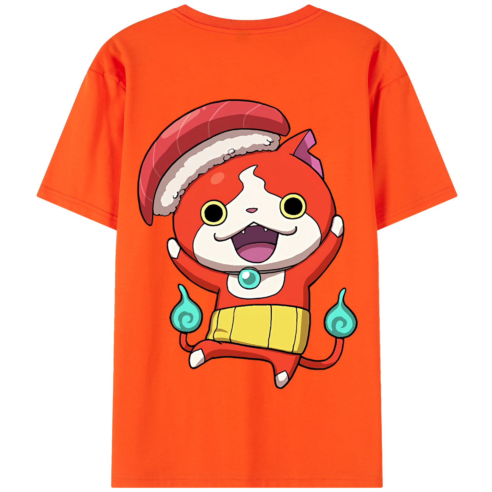 （画像用） 妖怪ウォッチ Yo-kai Watch 綿100％半袖Tシャツ（背面プリント）