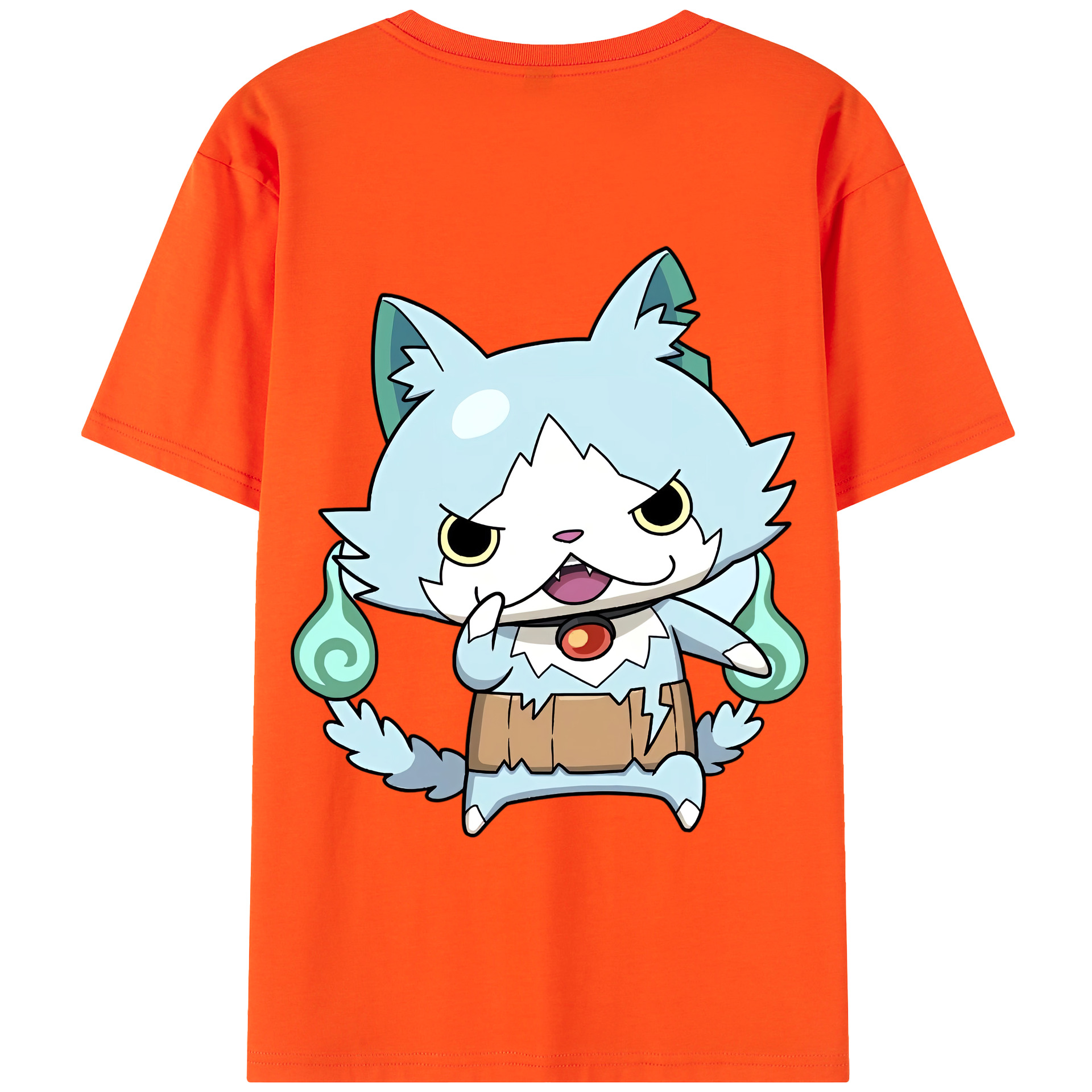 （画像用） 妖怪ウォッチ Yo-kai Watch 綿100％半袖Tシャツ（背面プリント）