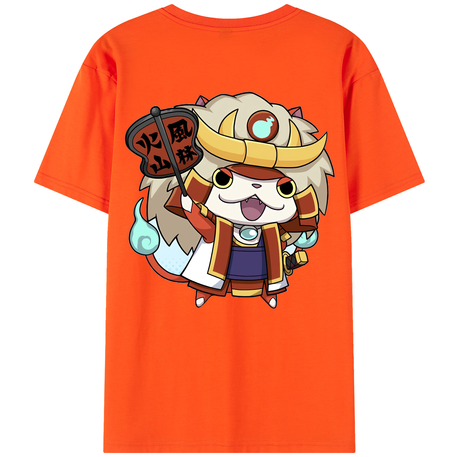 （画像用） 妖怪ウォッチ Yo-kai Watch 綿100％半袖Tシャツ（背面プリント）