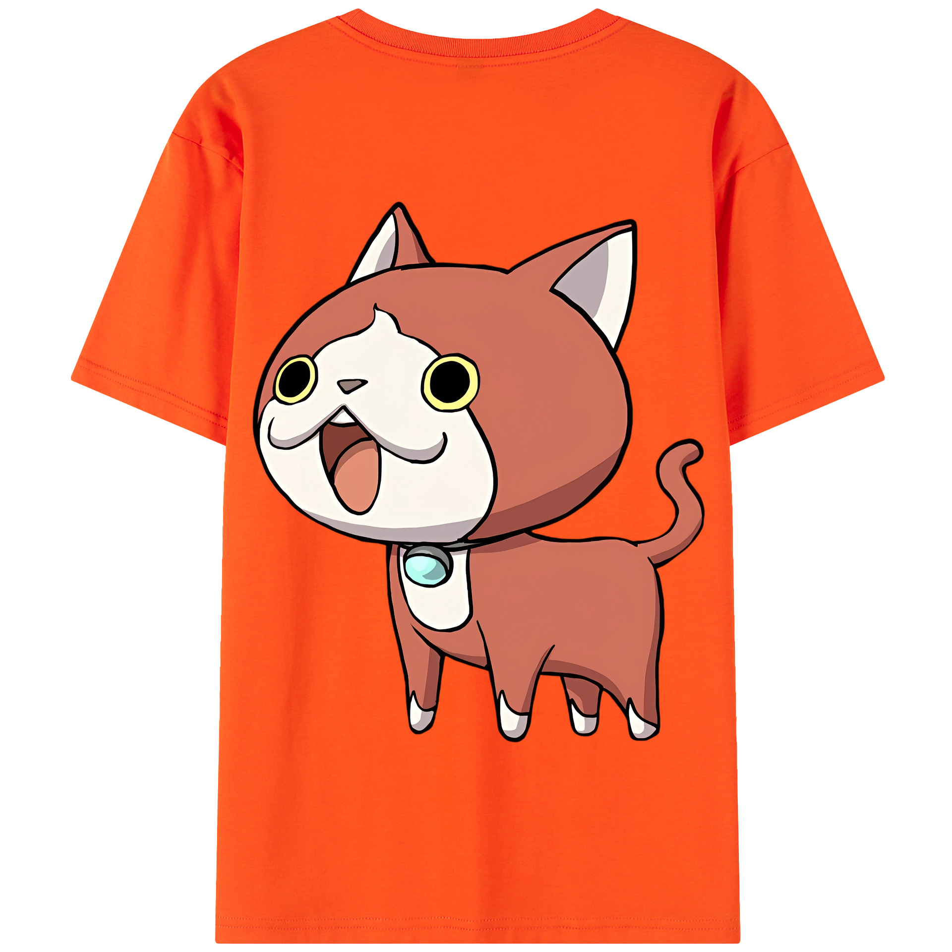 （画像用） 妖怪ウォッチ Yo-kai Watch 綿100％半袖Tシャツ（背面プリント）