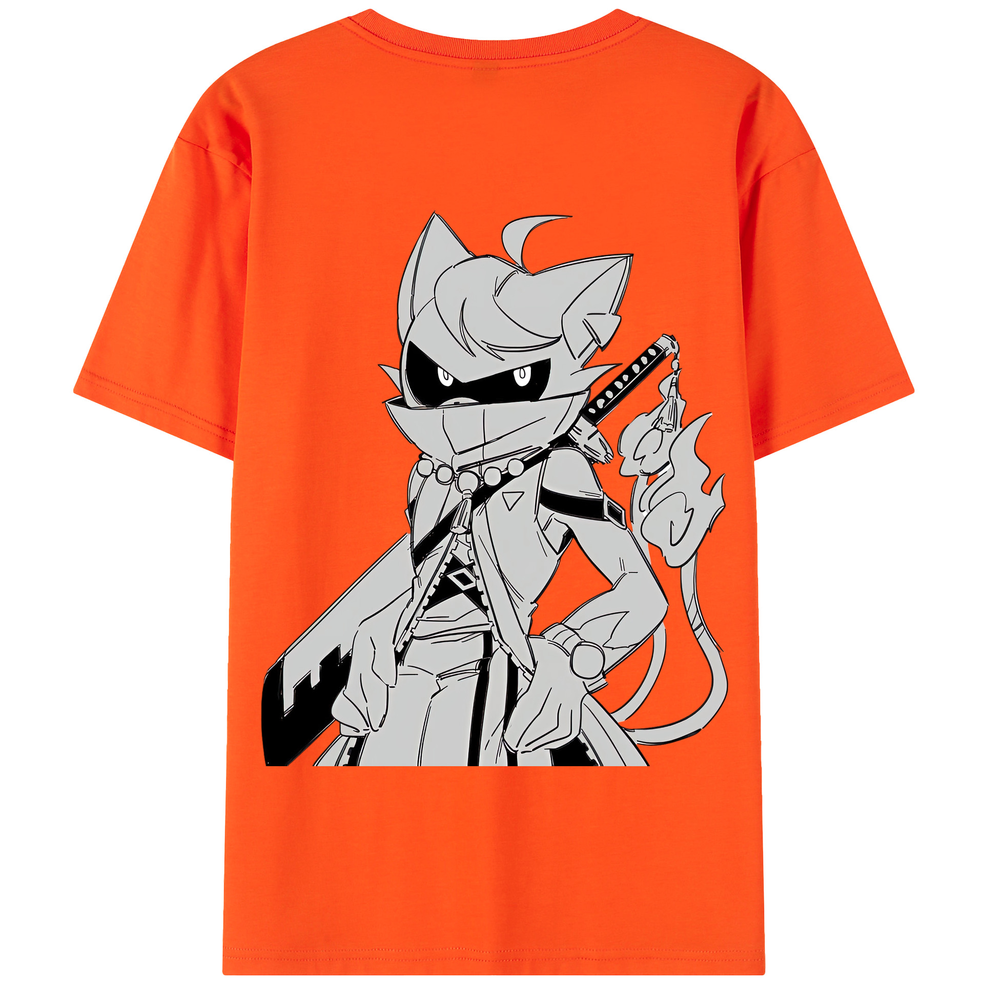 （画像用） 妖怪ウォッチ Yo-kai Watch 綿100％半袖Tシャツ（背面プリント）