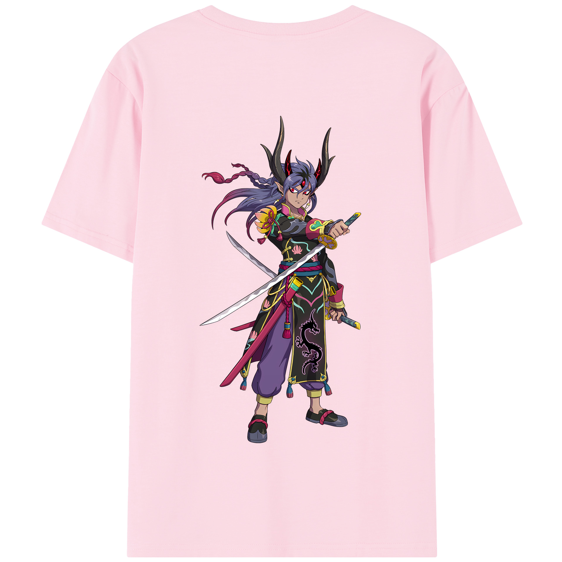 （画像用） 妖怪ウォッチ Yo-kai Watch 綿100％半袖Tシャツ（背面プリント）