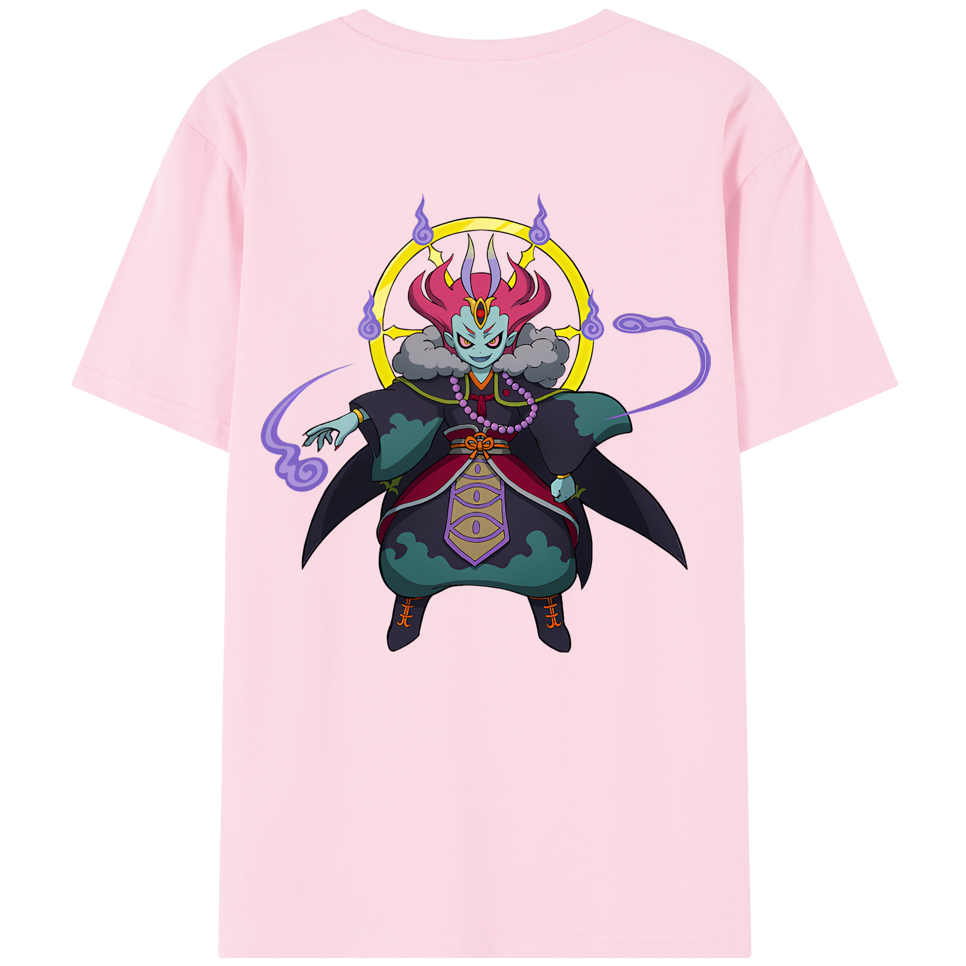 （画像用） 妖怪ウォッチ Yo-kai Watch 綿100％半袖Tシャツ（背面プリント）