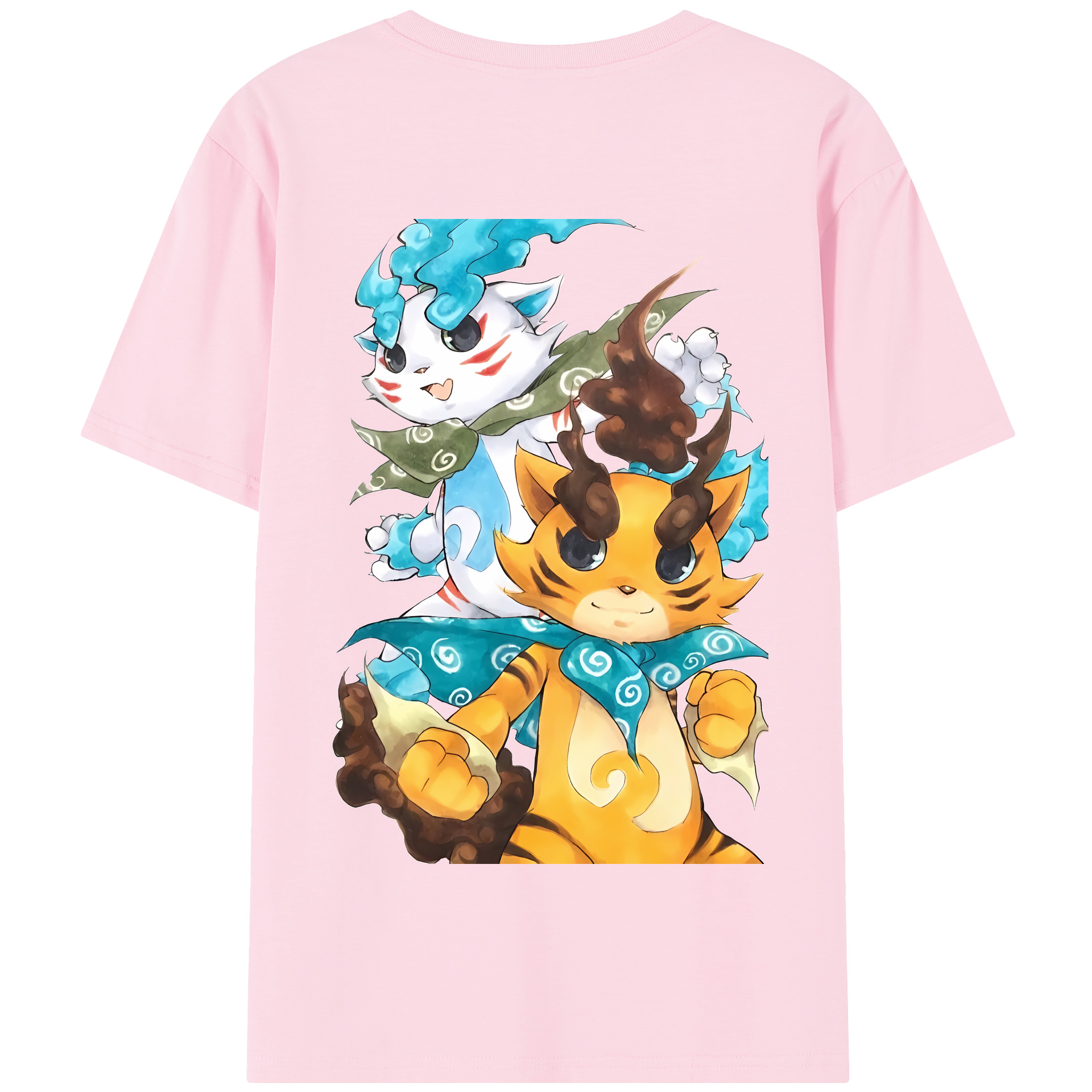 （画像用） 妖怪ウォッチ Yo-kai Watch 綿100％半袖Tシャツ（背面プリント）