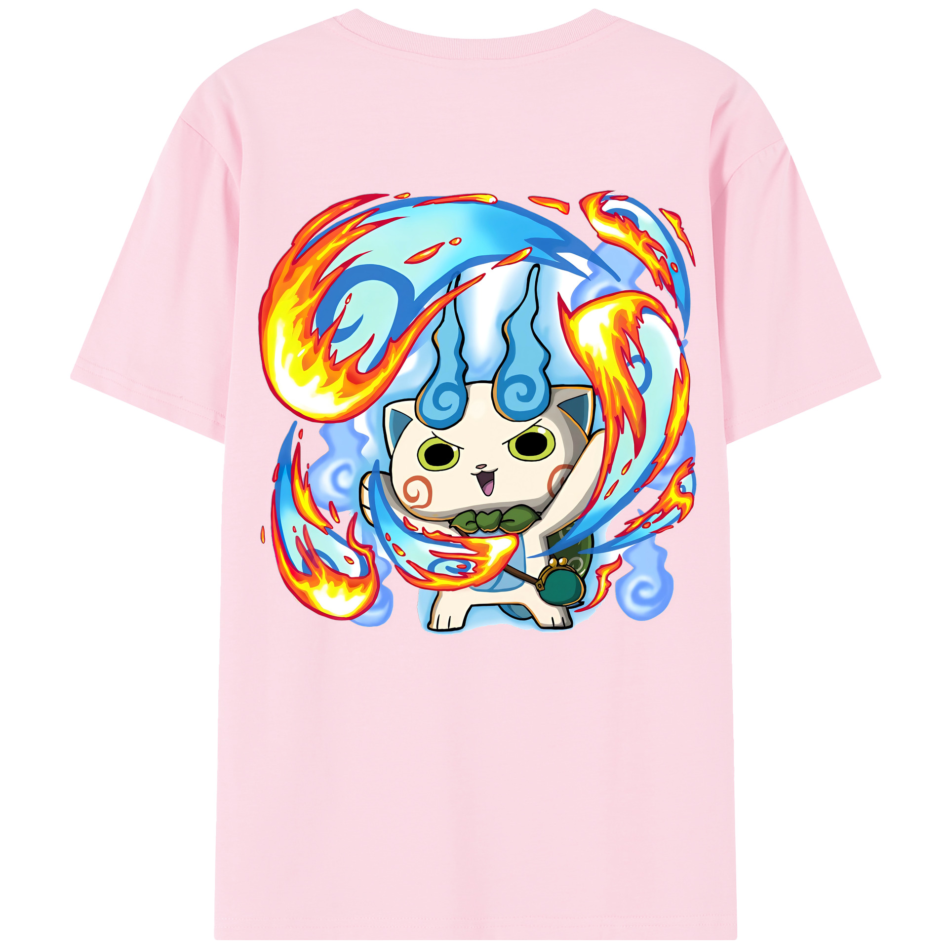 （画像用） 妖怪ウォッチ Yo-kai Watch 綿100％半袖Tシャツ（背面プリント）
